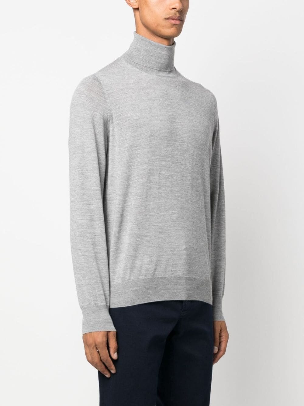 Brunello Cucinelli Roll-Neck Wool-Cashmere Blend Sweater