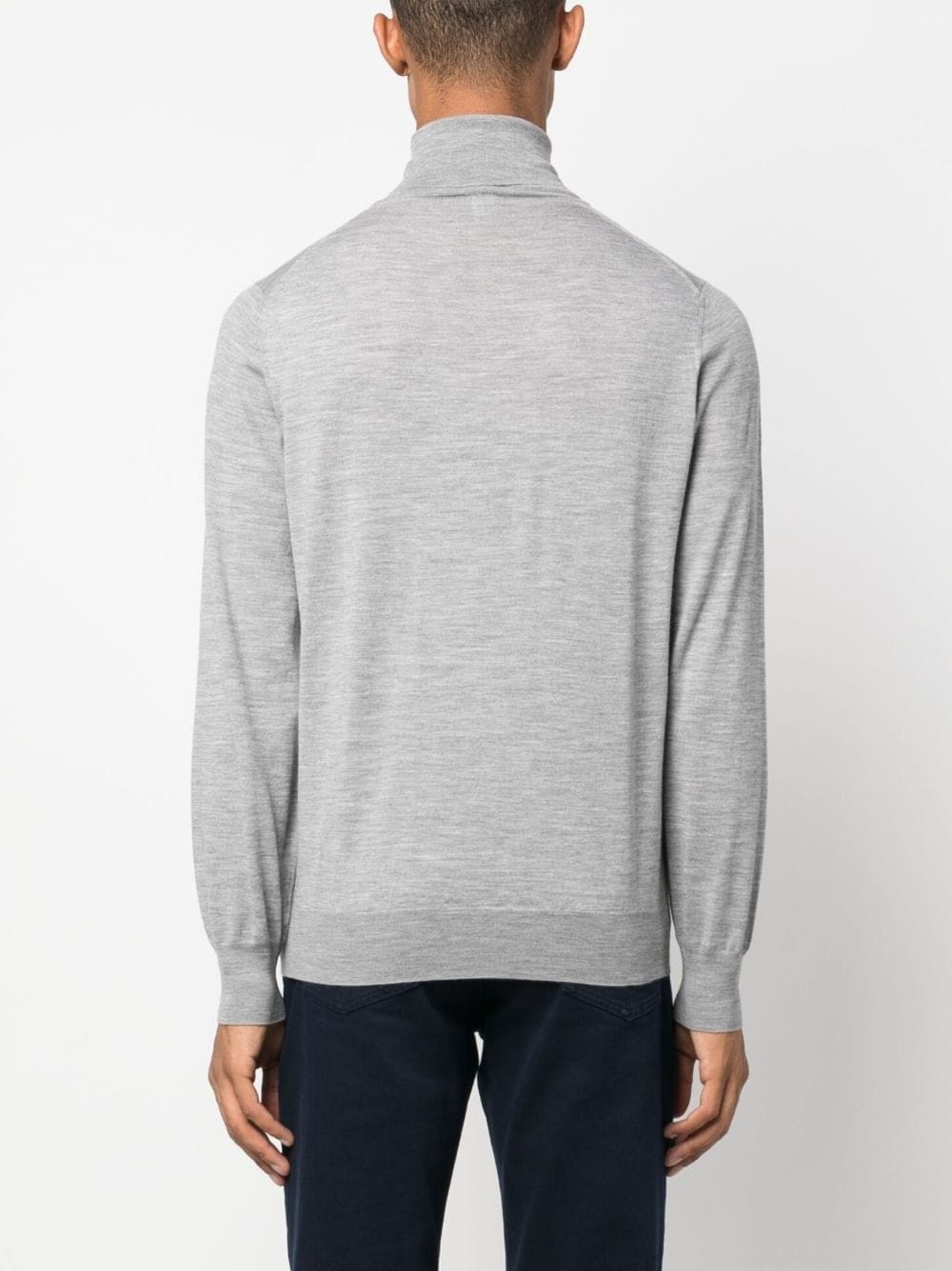 Brunello Cucinelli Roll-Neck Wool-Cashmere Blend Sweater