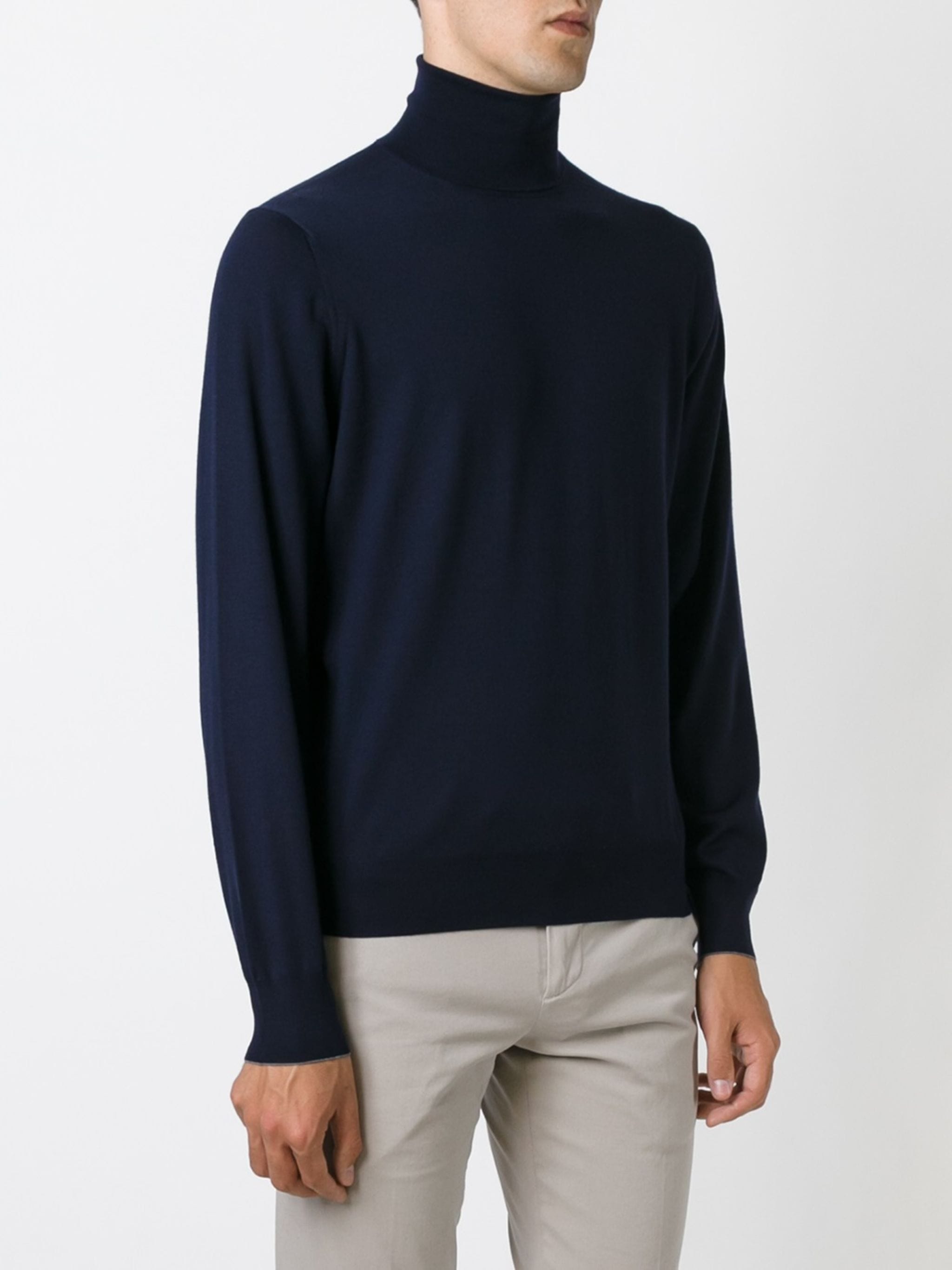 Brunello Cucinelli Roll-Neck Wool Sweater