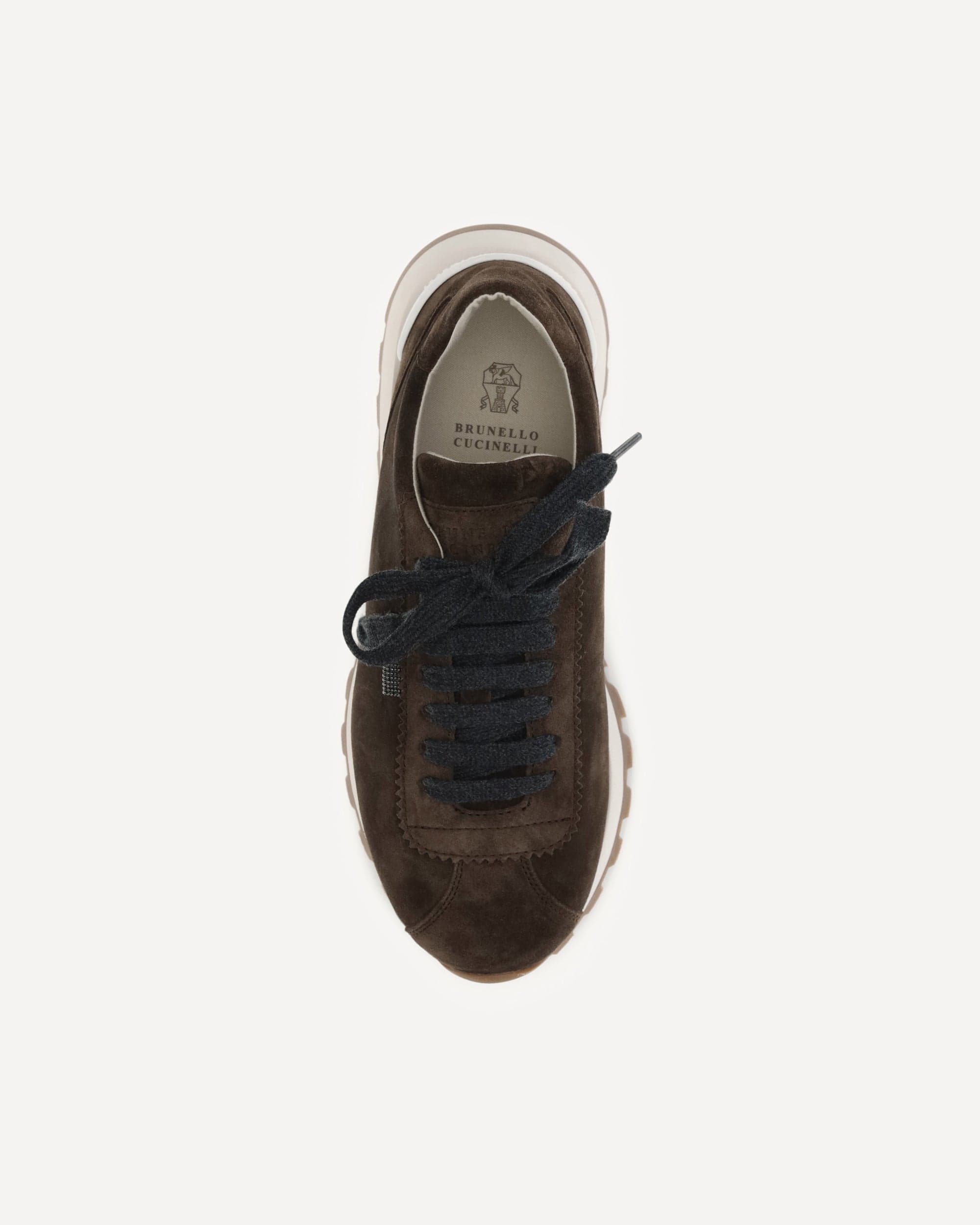 Brunello Cucinelli Brunello Cucinelli Runner Sneakers Suede Shiny Tab