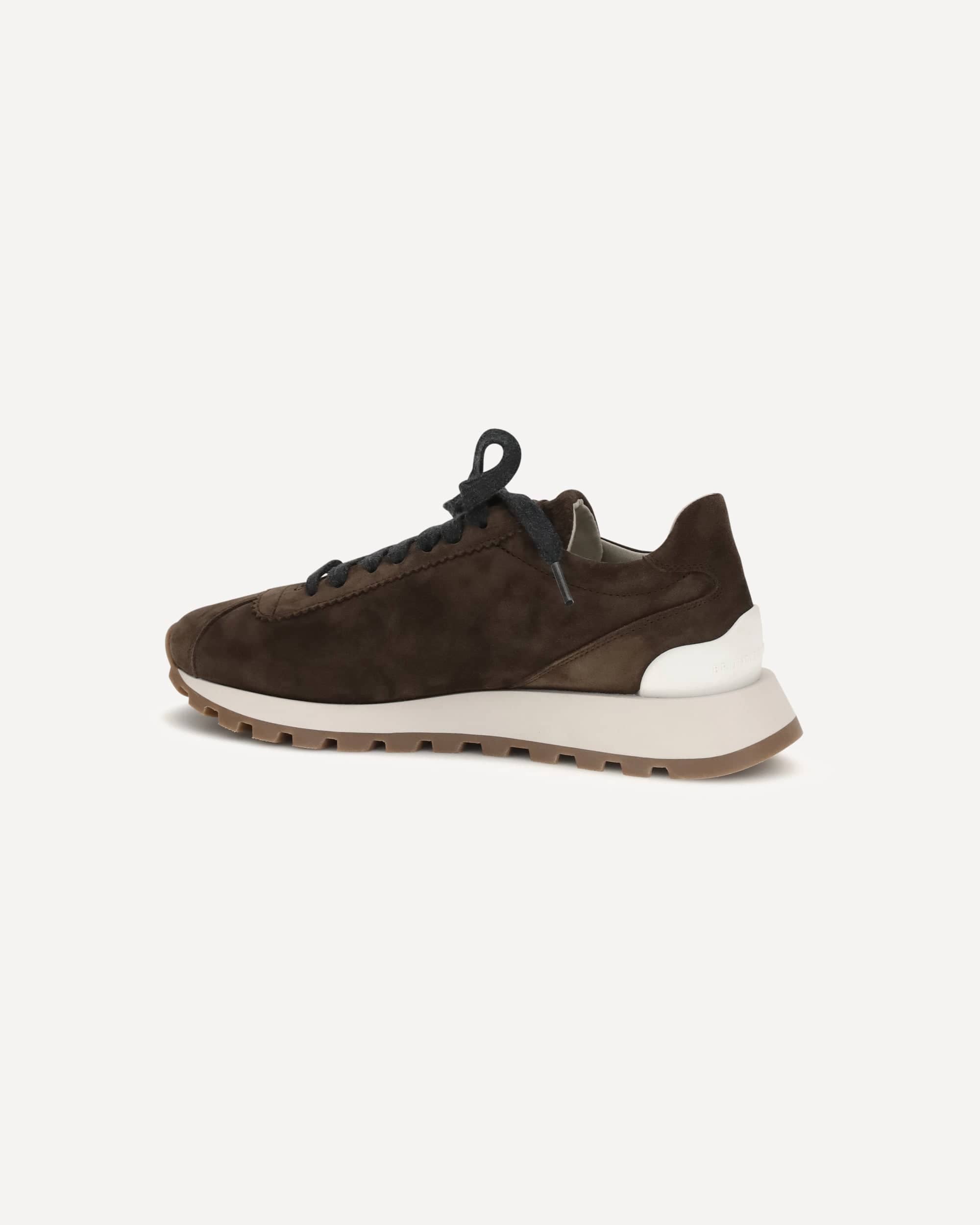Brunello Cucinelli Brunello Cucinelli Runner Sneakers Suede Shiny Tab