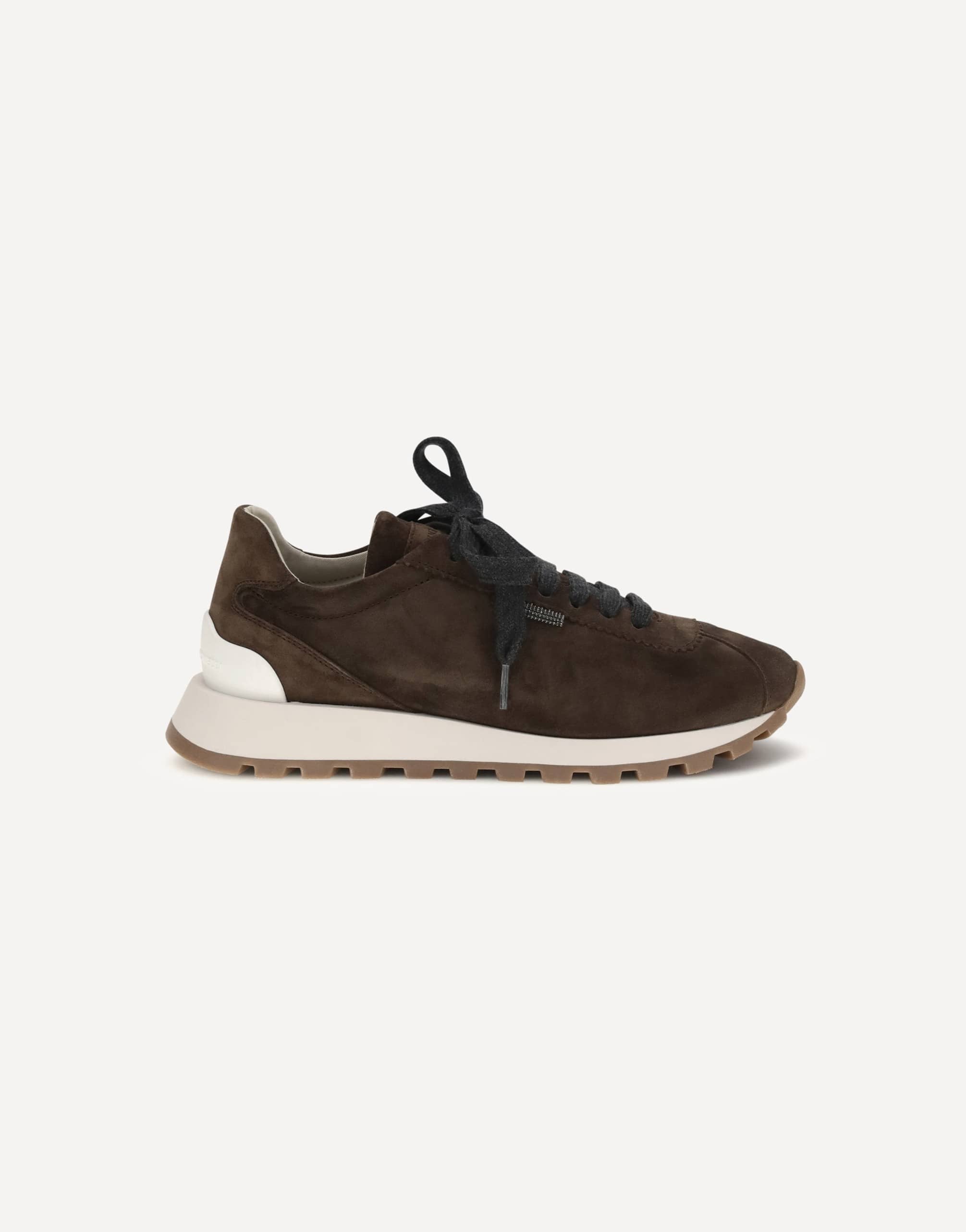 Brunello Cucinelli Brunello Cucinelli Runner Sneakers Suede Shiny Tab