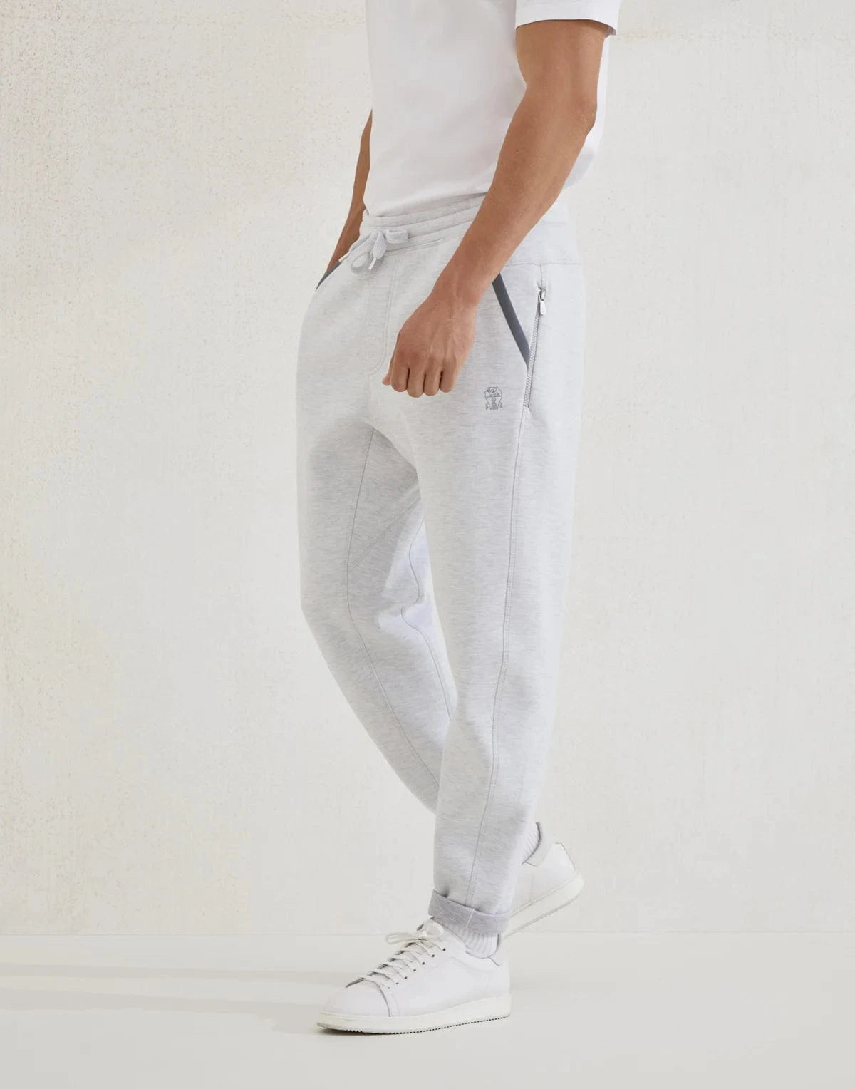 Brunello Cucinelli Sea Island Cotton Track Pants