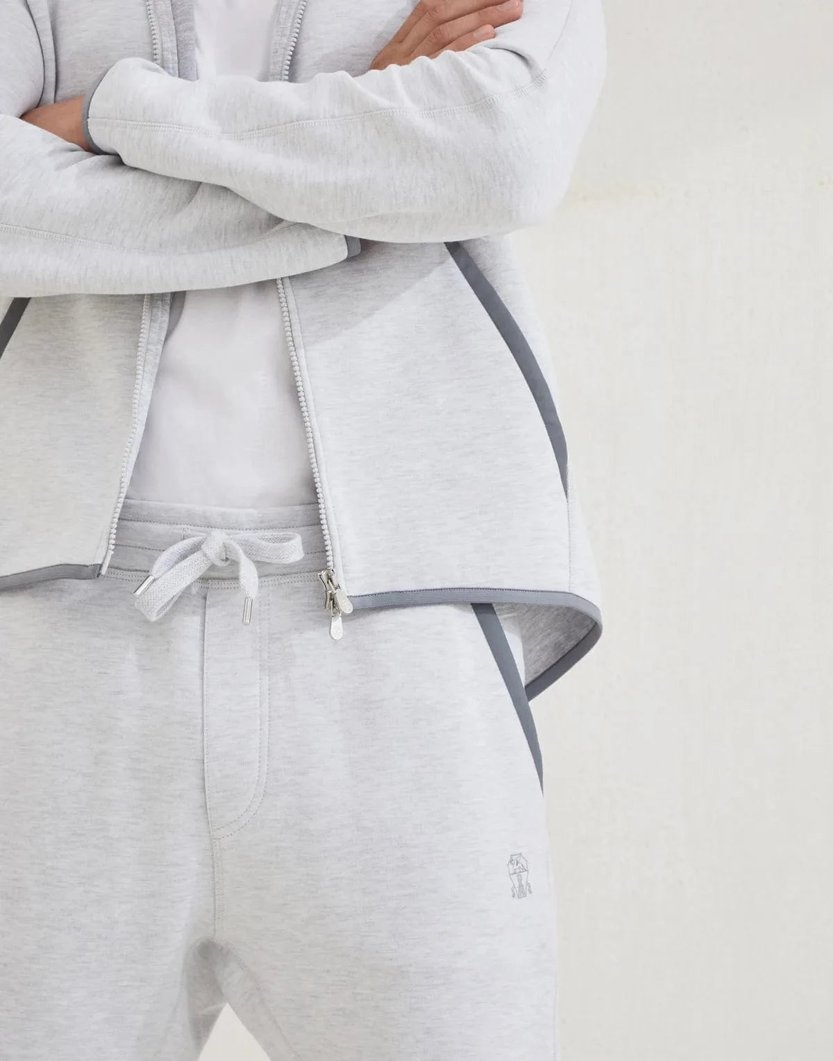 Brunello Cucinelli Sea Island Cotton Track Pants