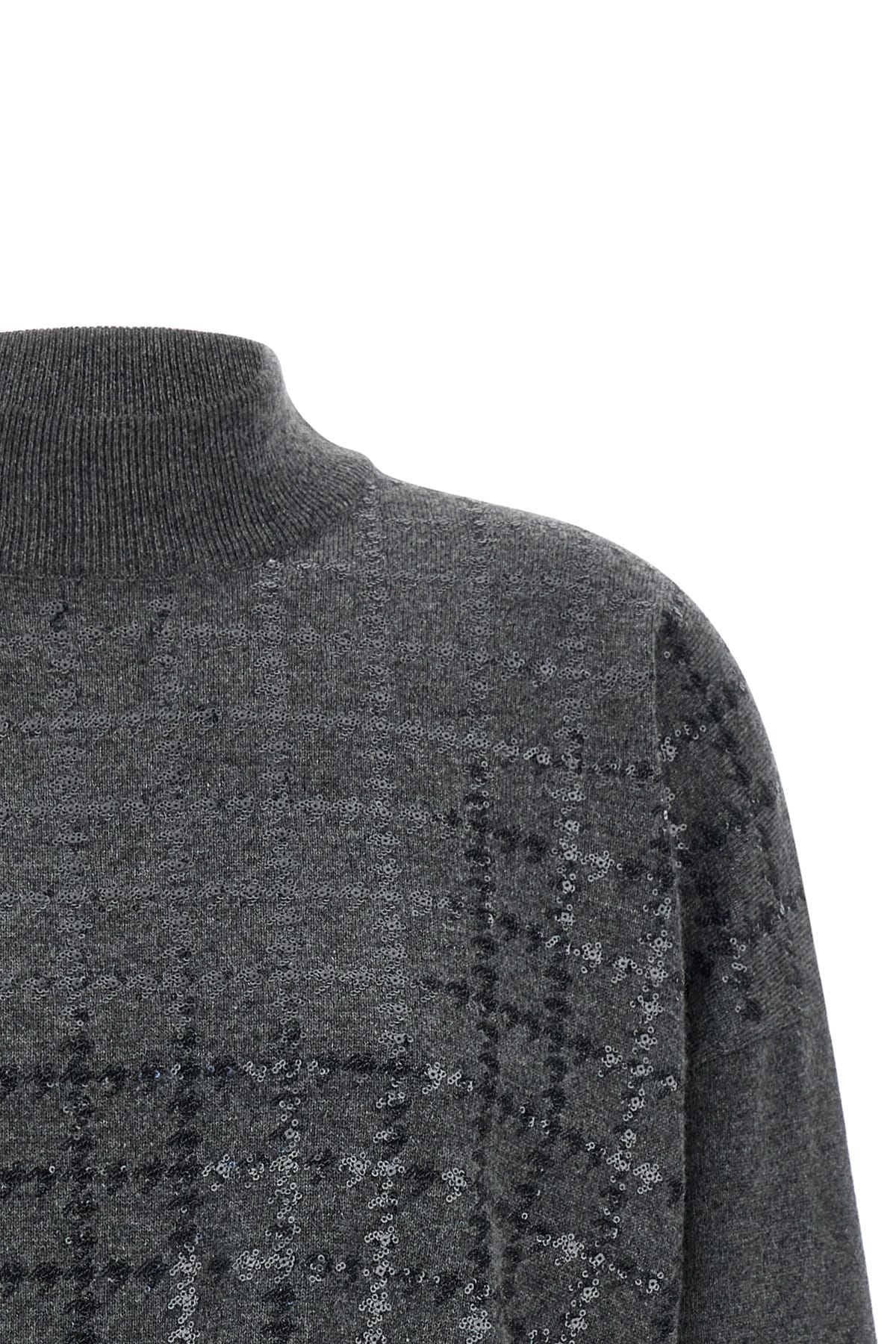 Brunello Cucinelli Brunello Cucinelli Sequin Cashmere Turtleneck Sweater