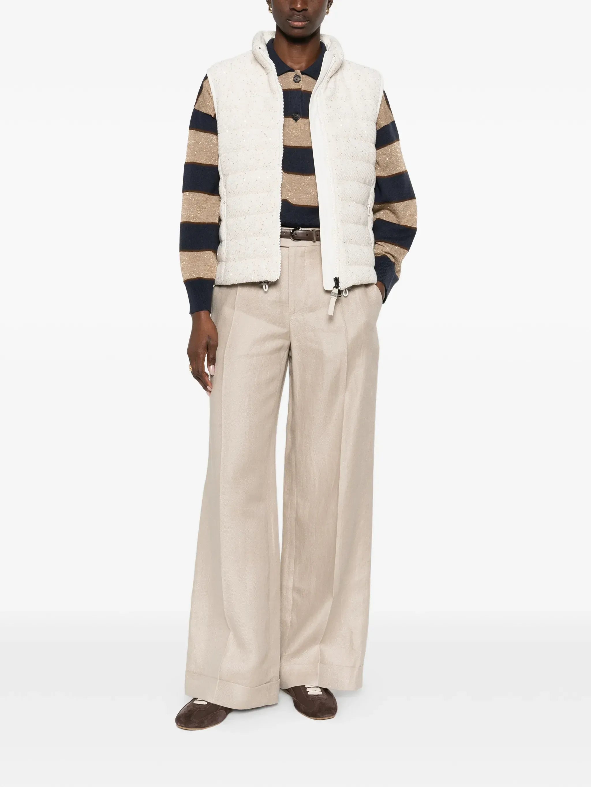 Brunello Cucinelli Sequin-Embellished Gilet