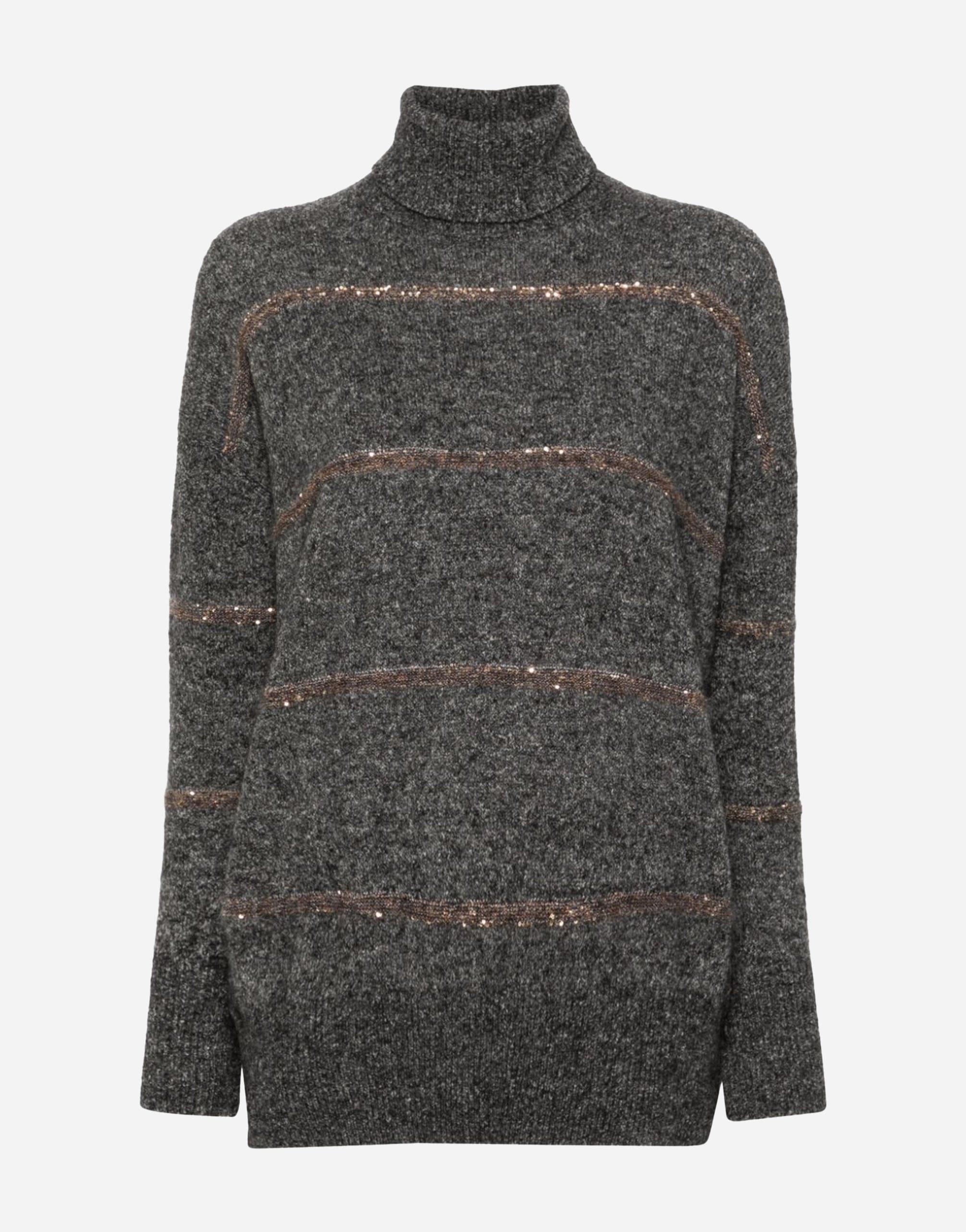 Brunello Cucinelli Sequin-Embellished Knitted Sweater