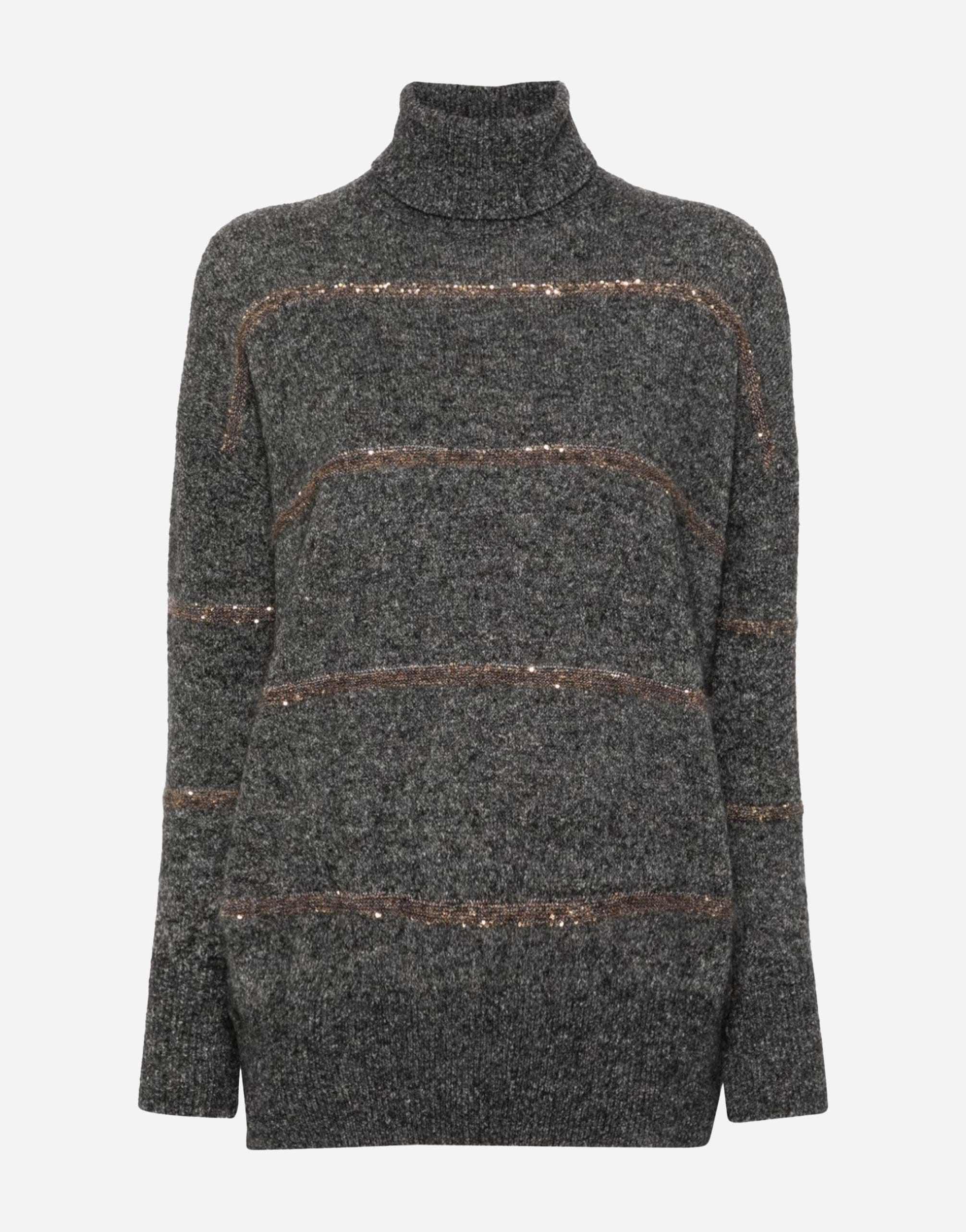 Brunello Cucinelli Sequin-Embellished Knitted Sweater