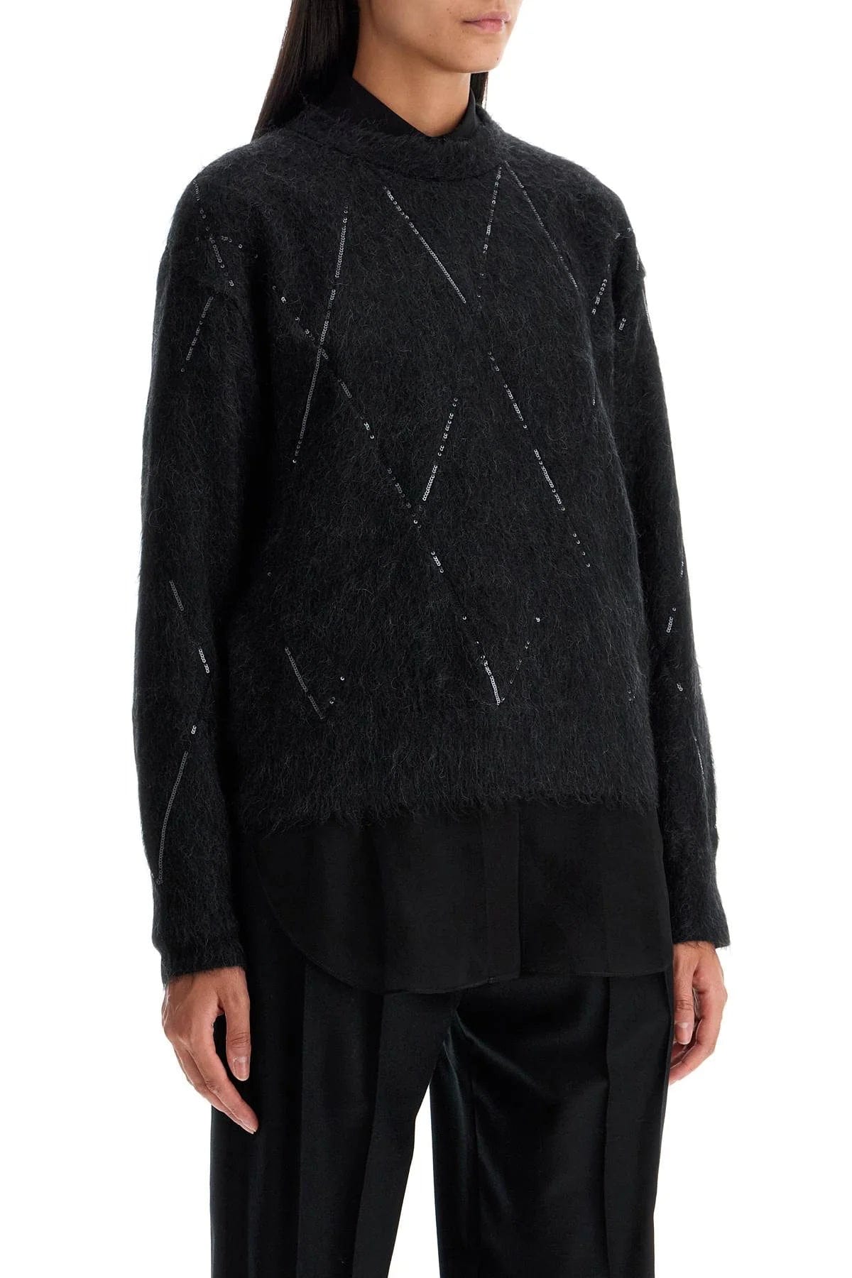 Brunello Cucinelli Sequin-Embellished Sweater