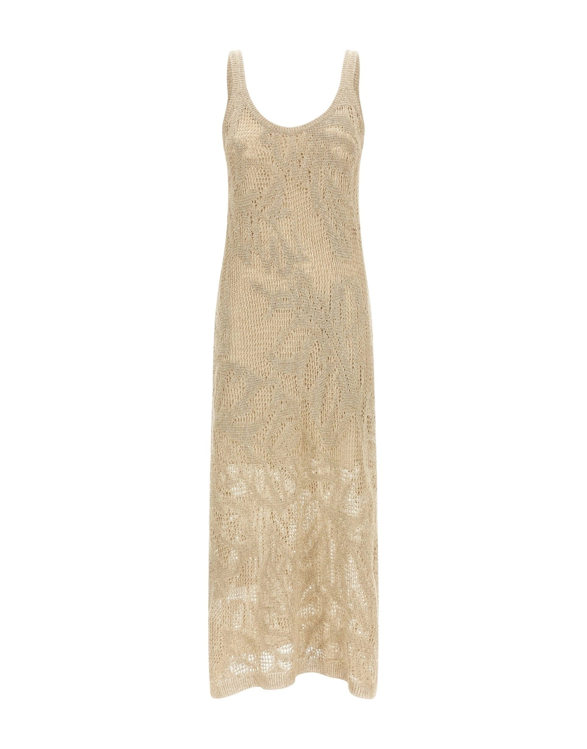 Brunello Cucinelli Brunello Cucinelli Sequined Crochet Maxi Dress