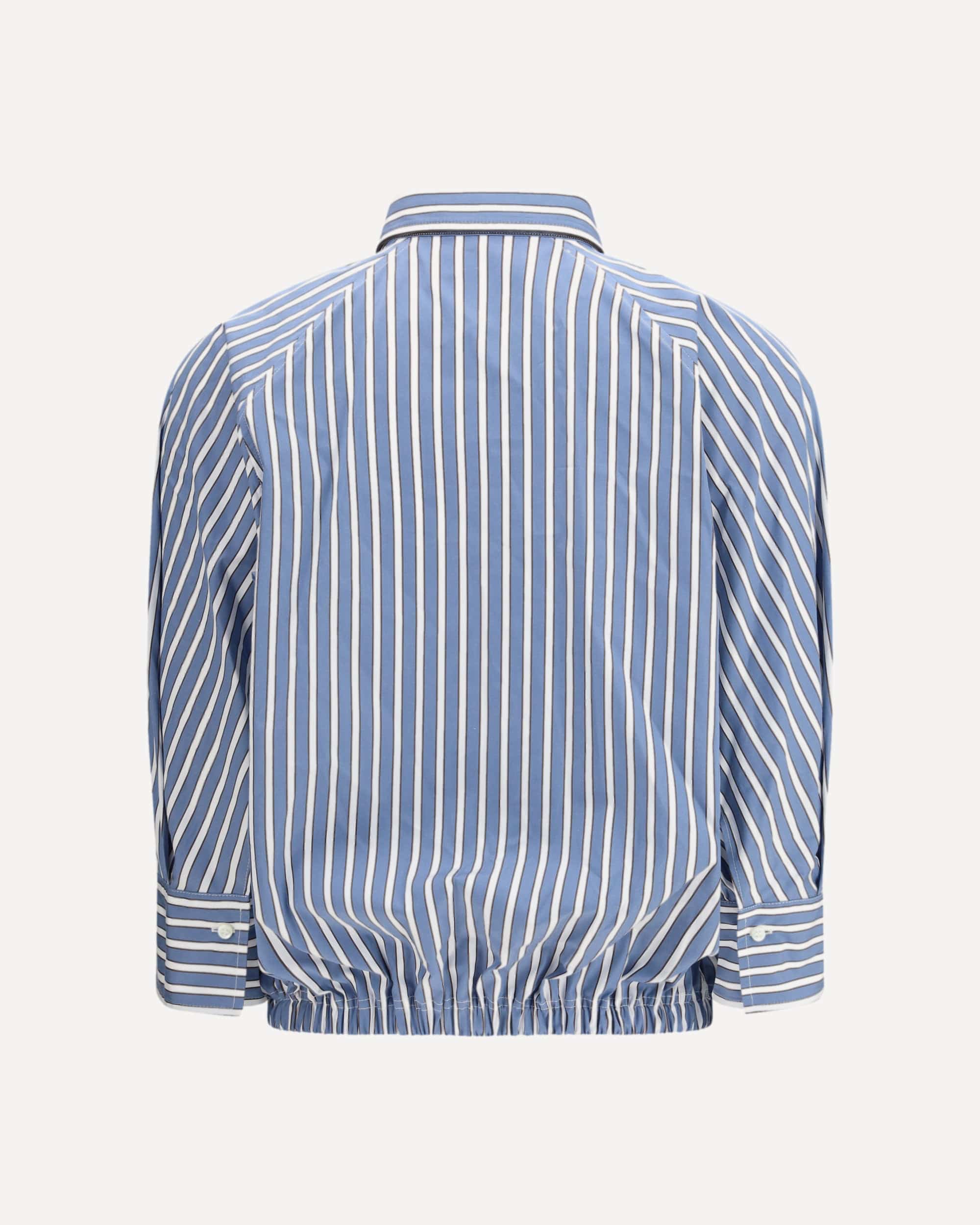 Brunello Cucinelli Shadow Stripe Poplin Shirt - alternate view