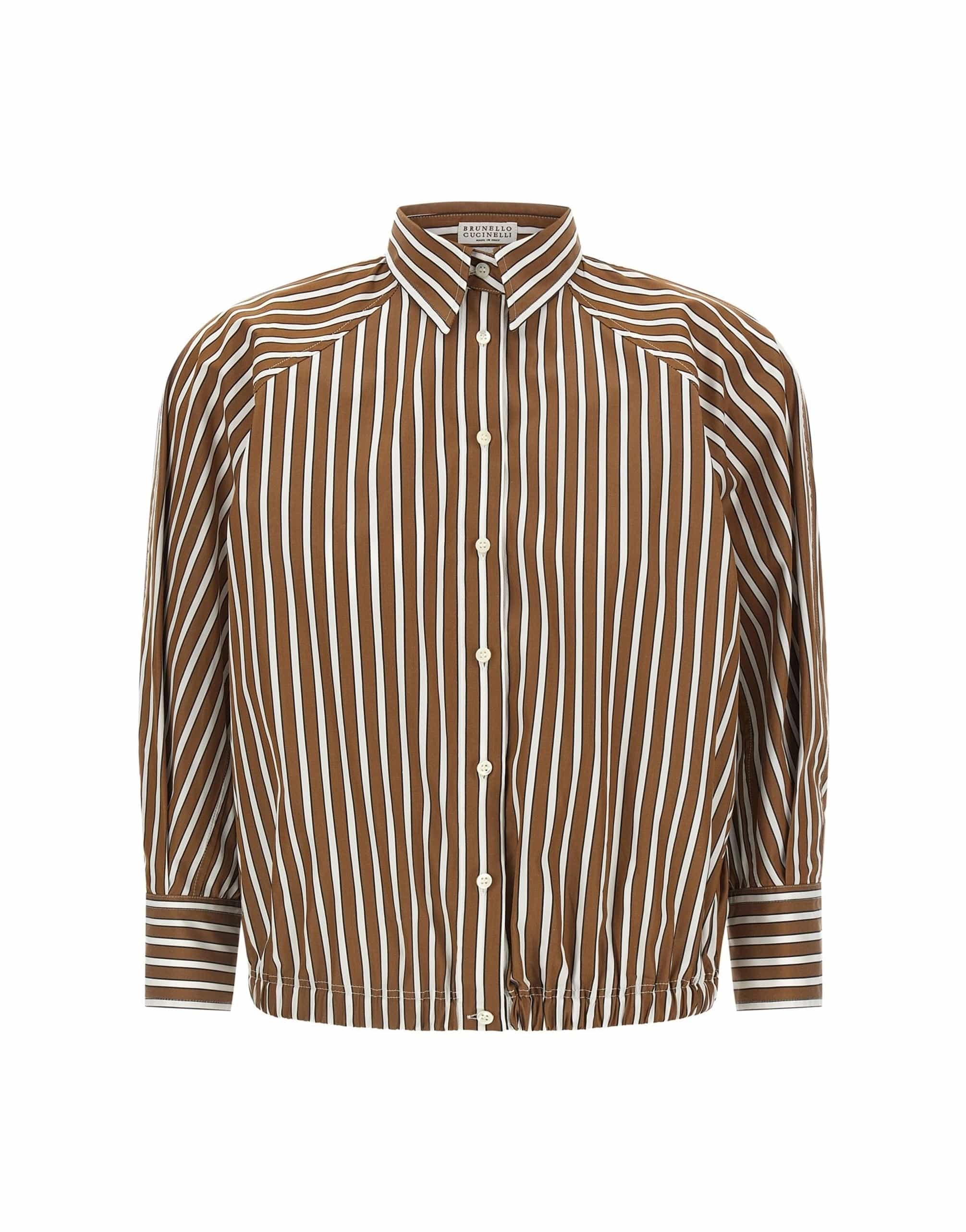 Brunello Cucinelli Brunello Cucinelli Shadow Striped Shirt