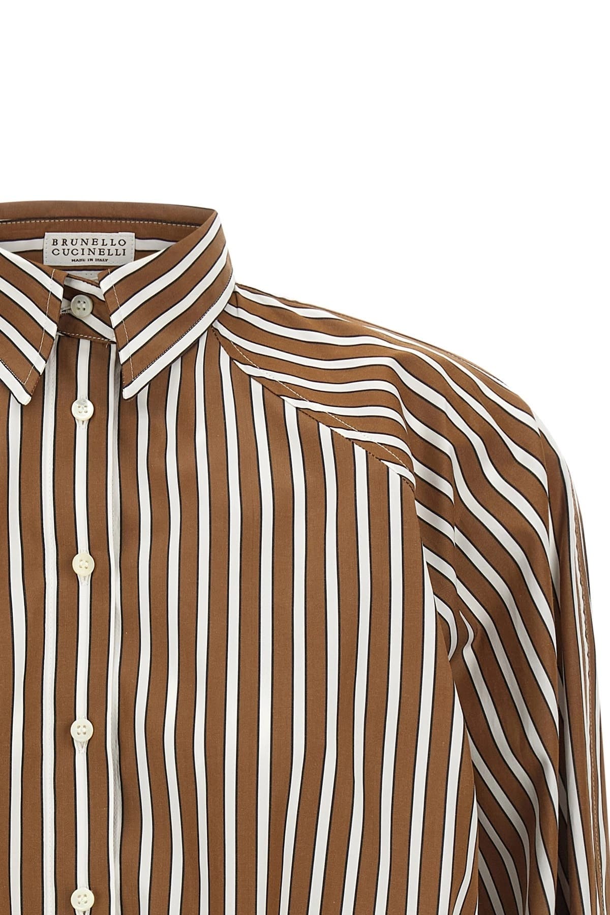 Brunello Cucinelli Brunello Cucinelli Shadow Striped Shirt