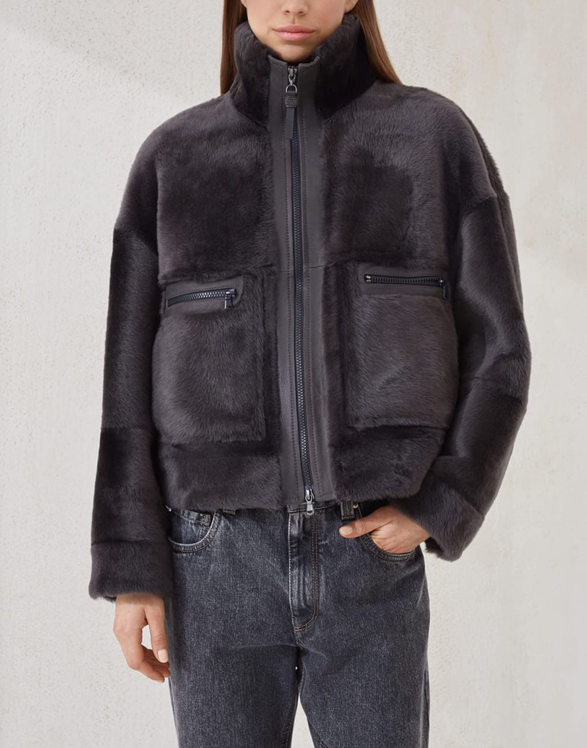 Brunello Cucinelli Shearling Jacket