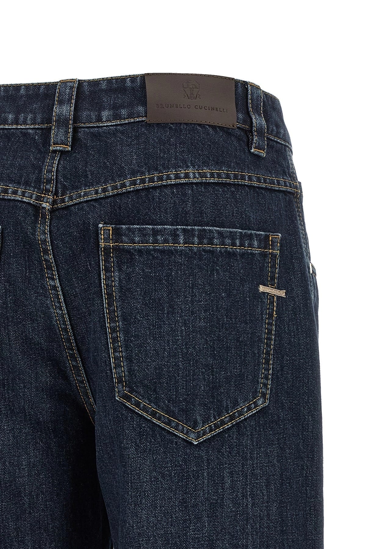 Brunello Cucinelli Brunello Cucinelli Shiny Bartack Jeans