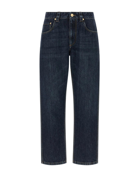 Brunello Cucinelli Shiny Bartack Jeans | Sendegaro DE