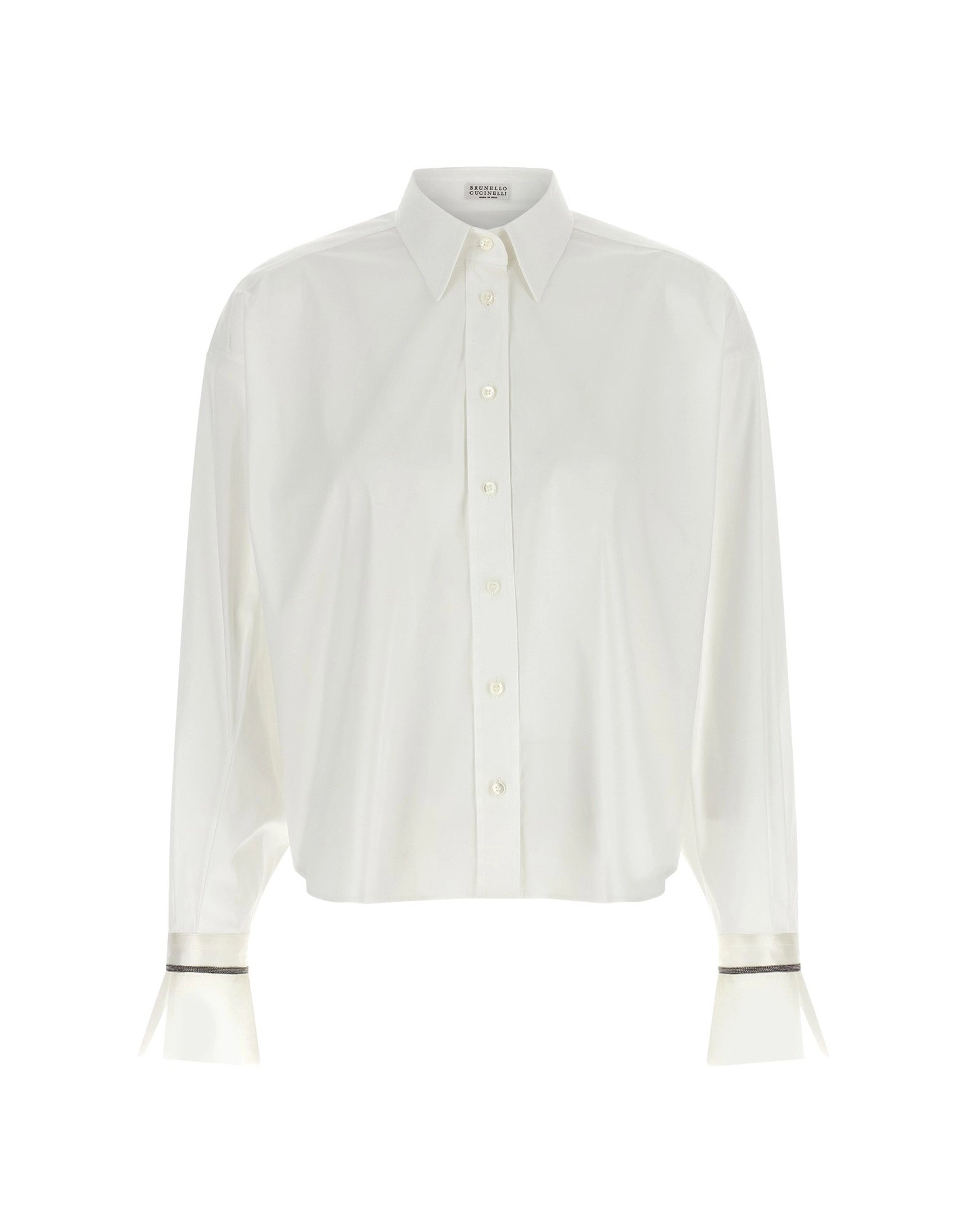 Brunello Cucinelli Shiny Cuffs Shirt