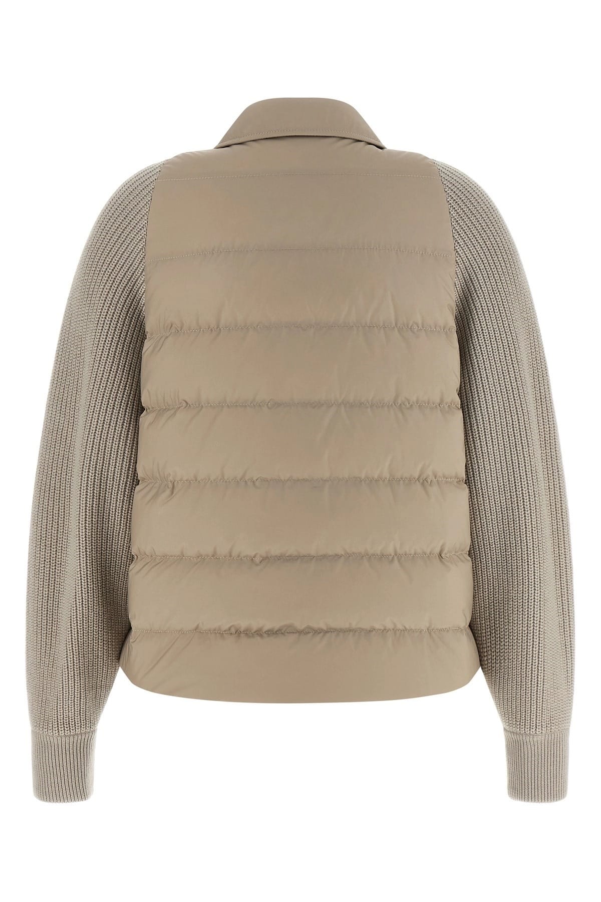 Brunello Cucinelli Brunello Cucinelli Shiny Flap Detail Down Jacket