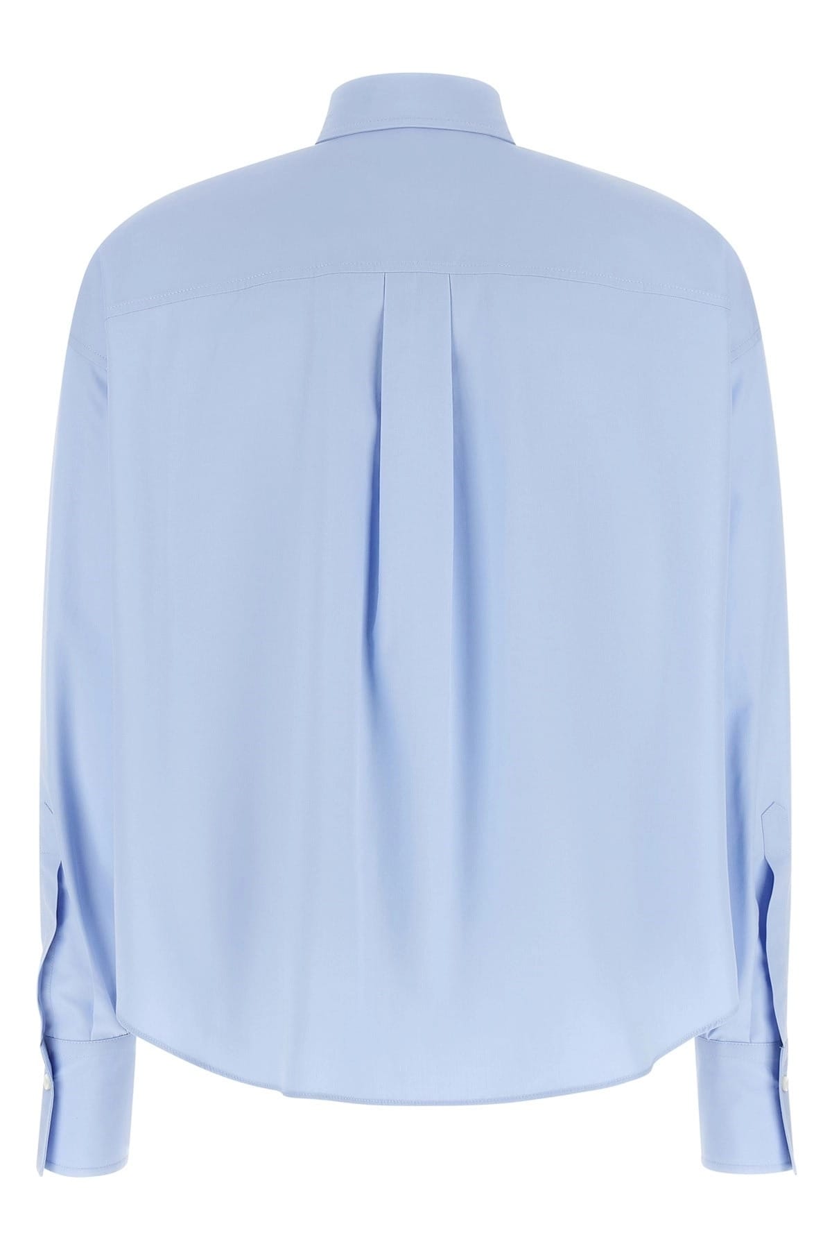 Brunello Cucinelli Brunello Cucinelli Shiny Trim Crop Shirt