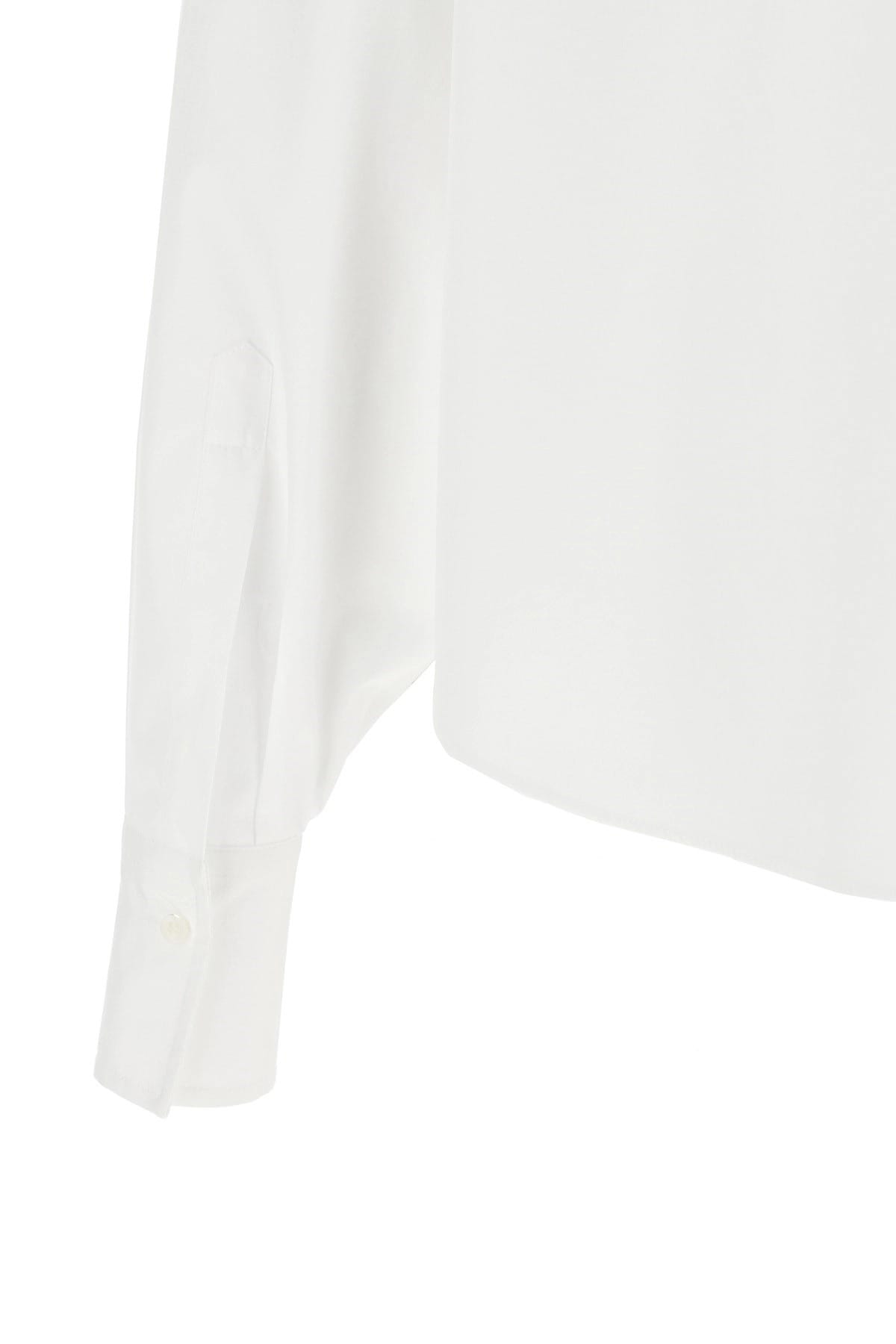 Brunello Cucinelli Brunello Cucinelli Shiny Trim Cropped Shirt