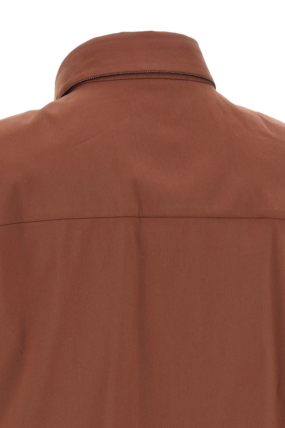 Brunello Cucinelli Brunello Cucinelli Shiny Trim Shirt