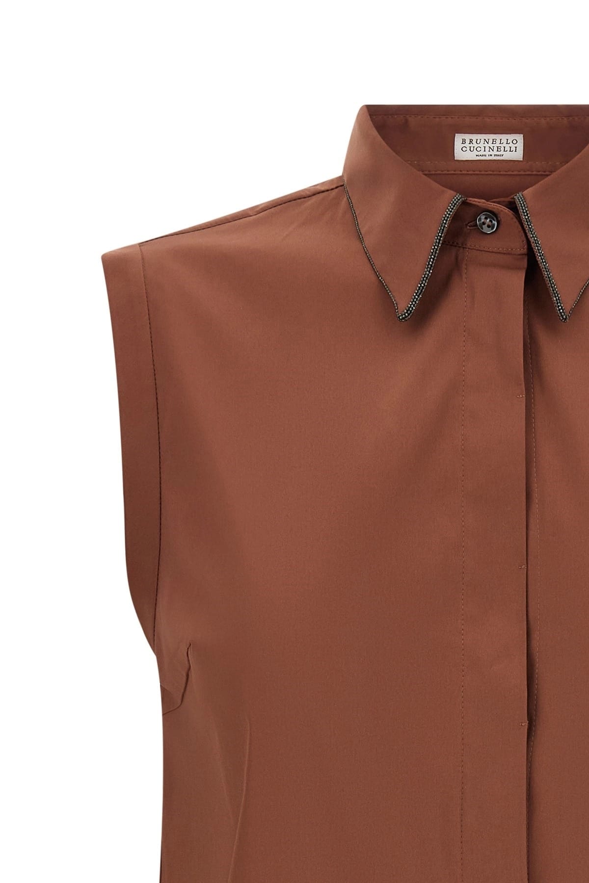 Brunello Cucinelli Brunello Cucinelli Shiny Trim Shirt