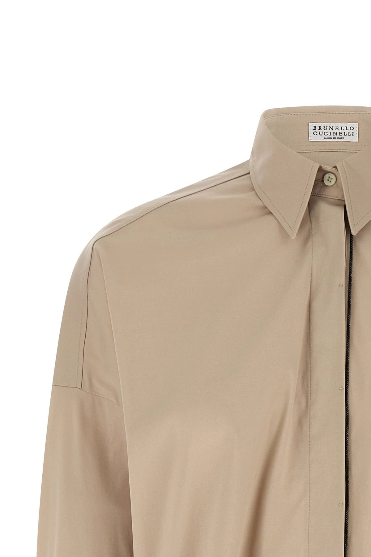 Brunello Cucinelli Brunello Cucinelli Shiny Trim Shirt