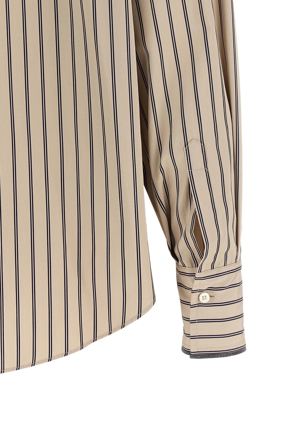 Brunello Cucinelli Hemd mit Bindedetail
