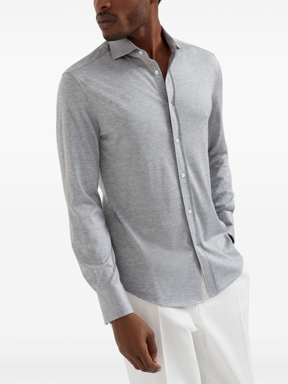 Brunello Cucinelli Brunello Cucinelli Shirts Light Grey