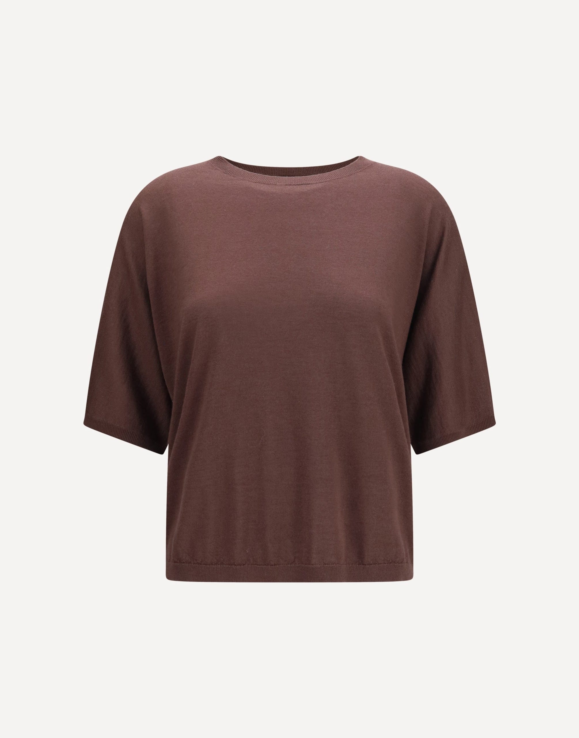 Brunello Cucinelli Brunello Cucinelli Short-Sleeve Cashmere Silk Sweater