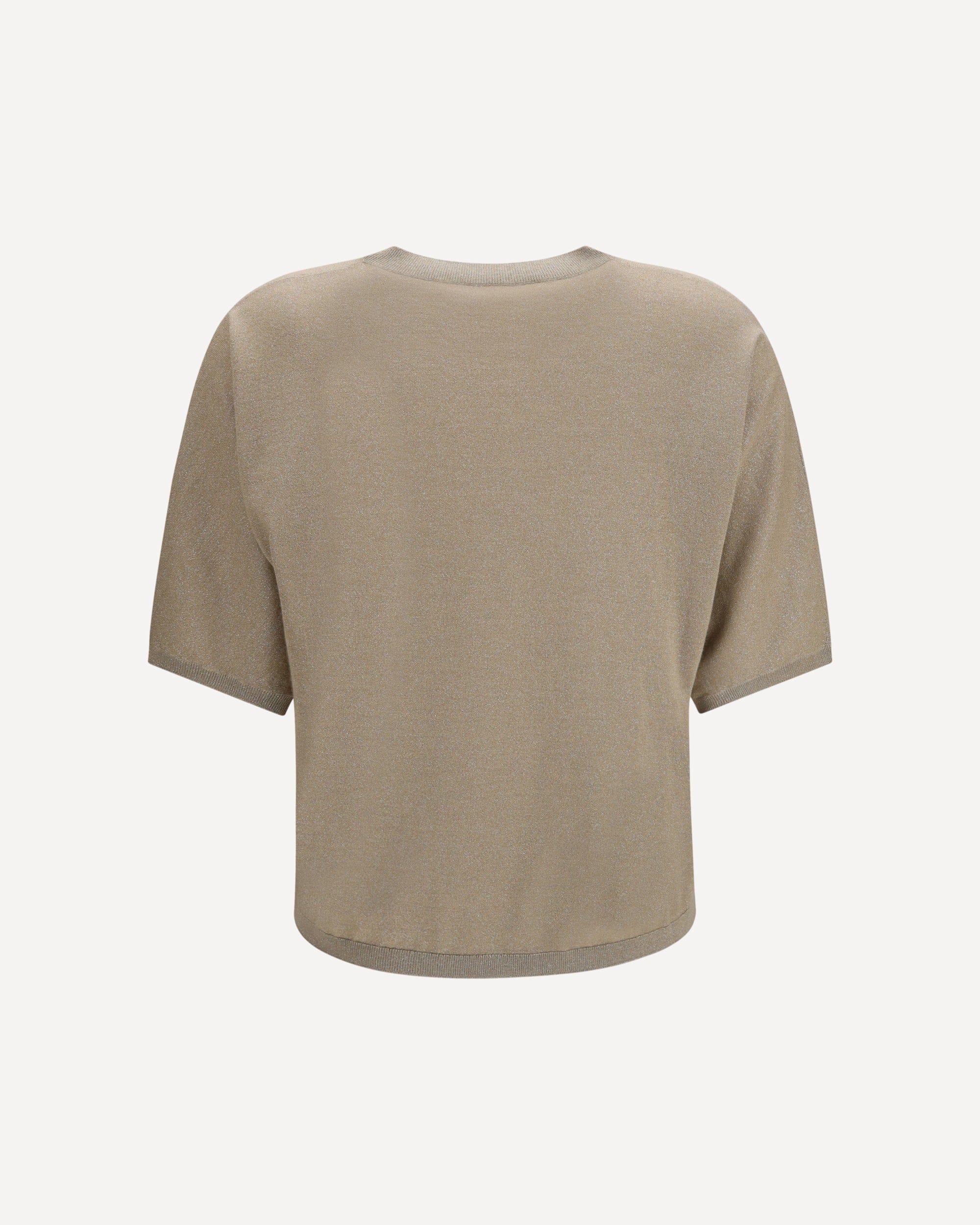 Brunello Cucinelli Brunello Cucinelli Short-Sleeve Cashmere Silk Sweater