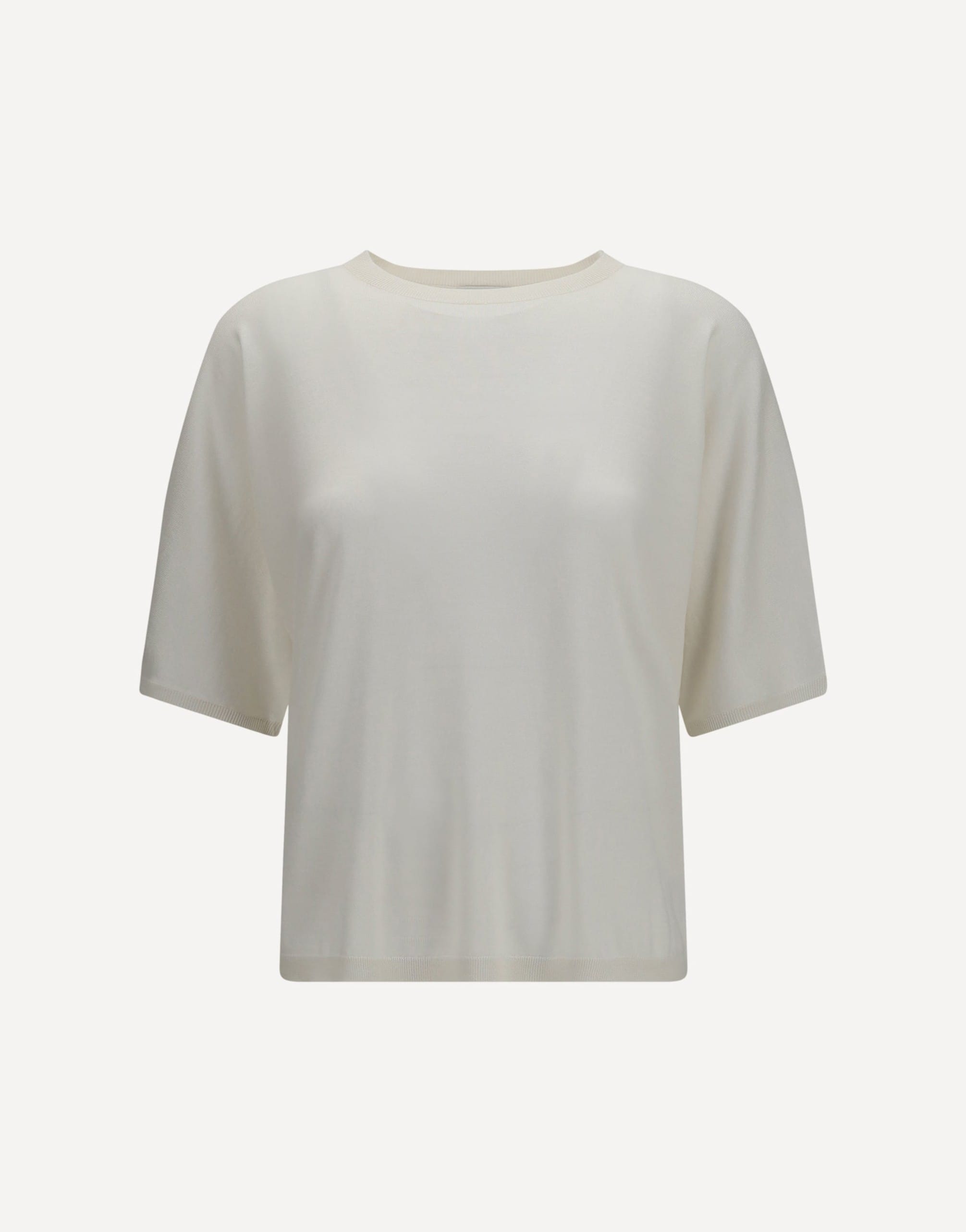 Brunello Cucinelli Brunello Cucinelli Short-Sleeve Cashmere Silk Sweater