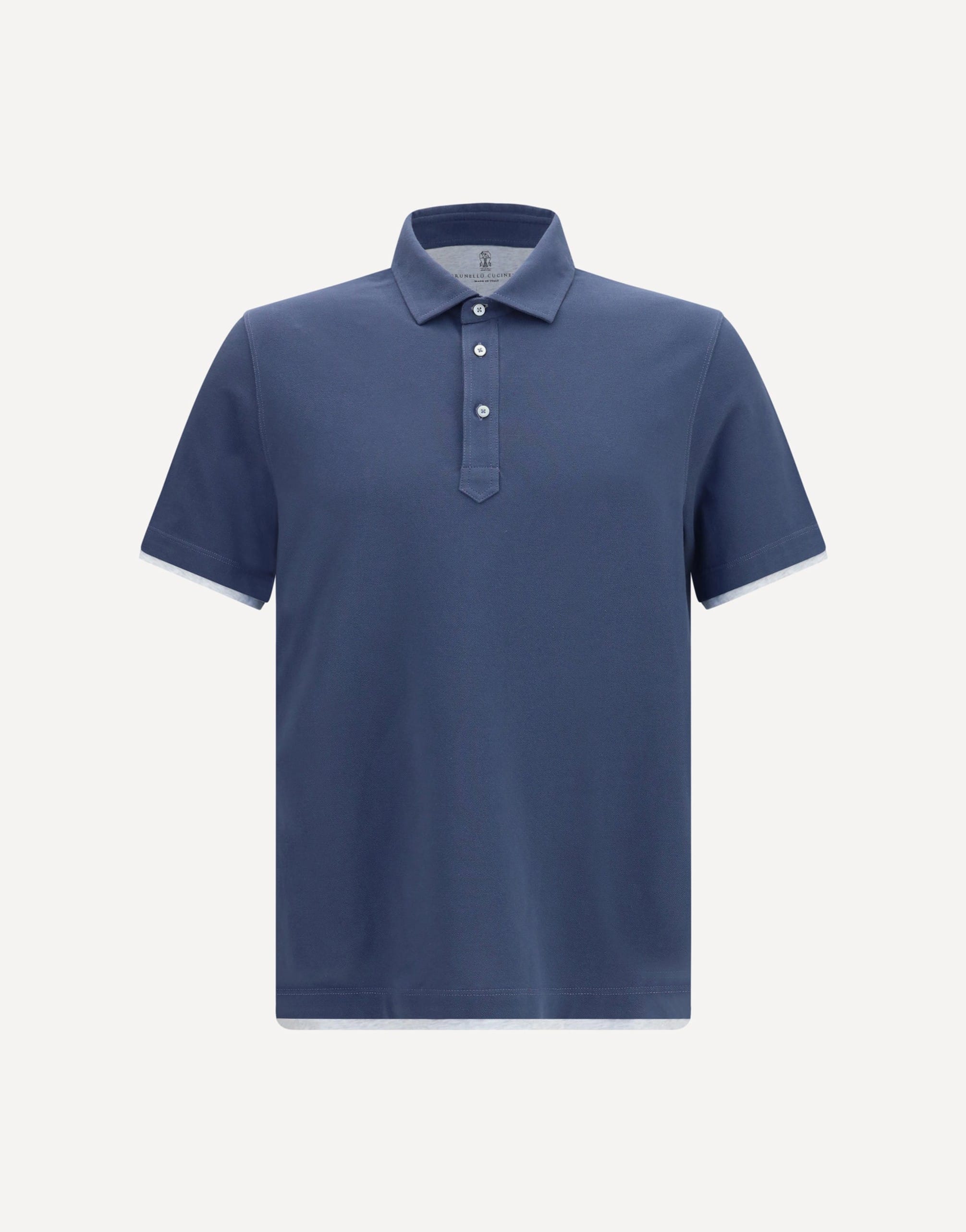 Brunello Cucinelli Brunello Cucinelli Short-Sleeve Cotton Polo Shirt