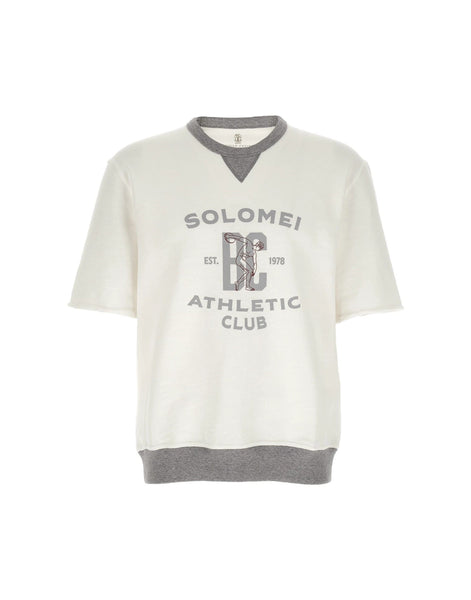 ブルネロクチネリ　レディース　半袖スウェット Brunello Cucinelli 半袖スウェットシャツ | Sendegaro JP
