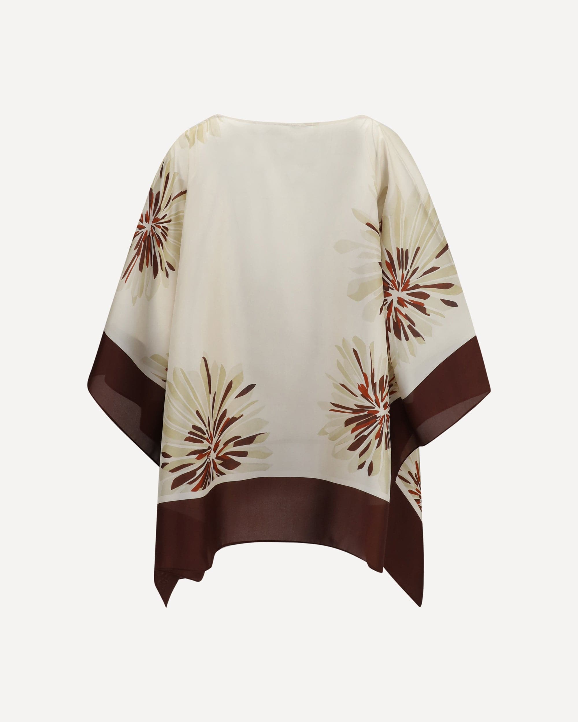 Brunello Cucinelli Brunello Cucinelli Silk Blouse V-Neck Long Sleeve