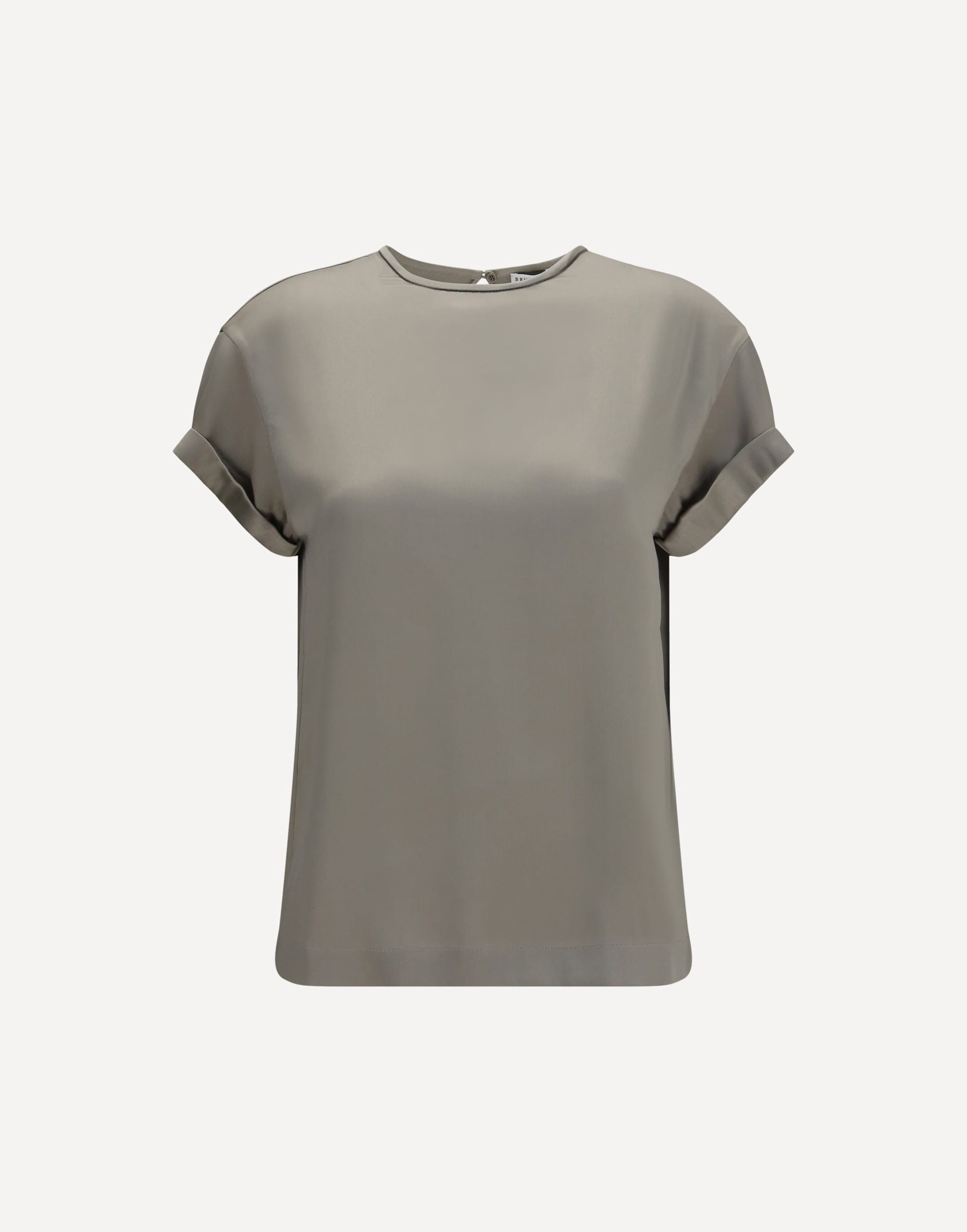 Brunello Cucinelli Brunello Cucinelli Silk Blouse With Monili Chain