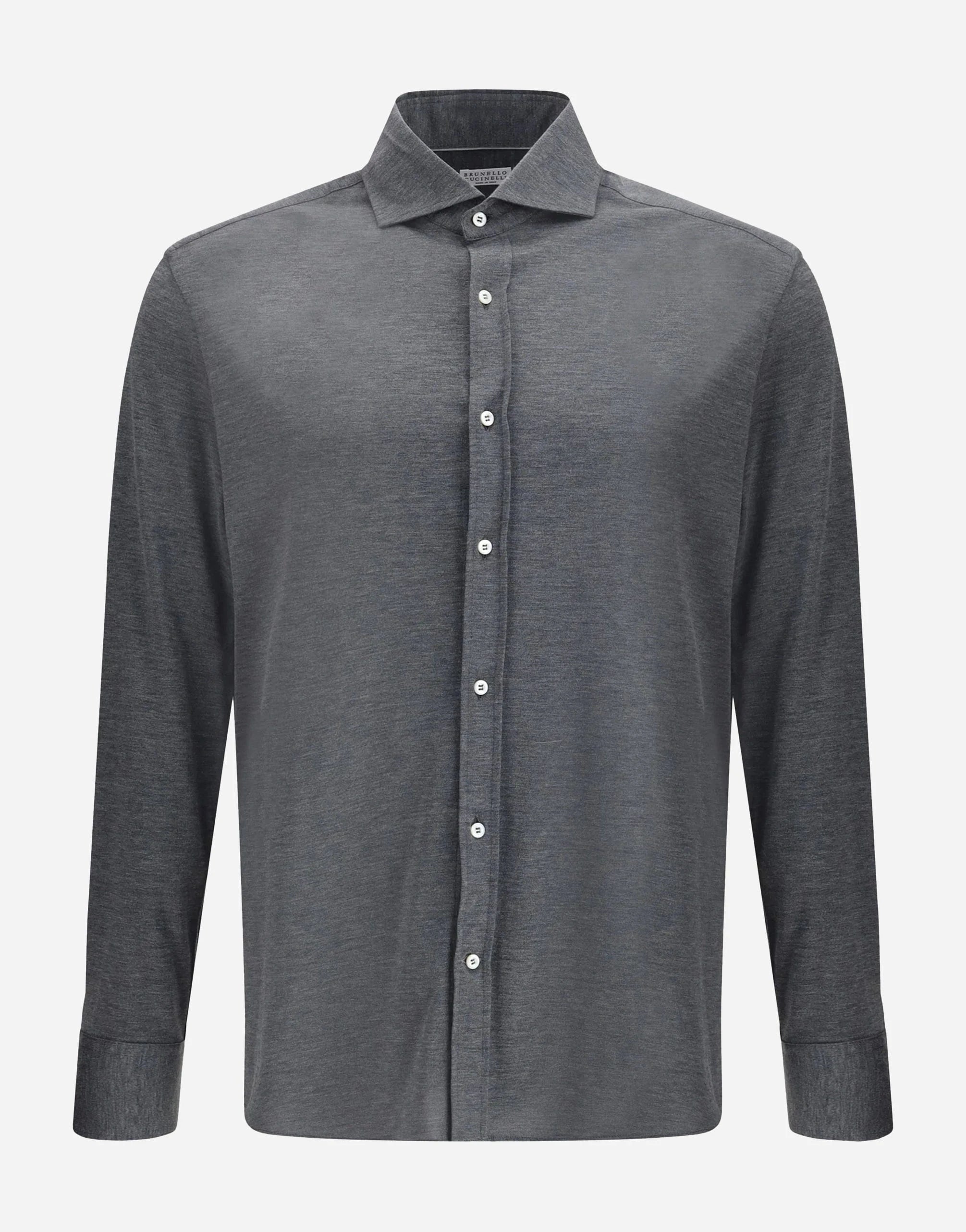 Brunello Cucinelli Silk-Cotton Blend Shirt
