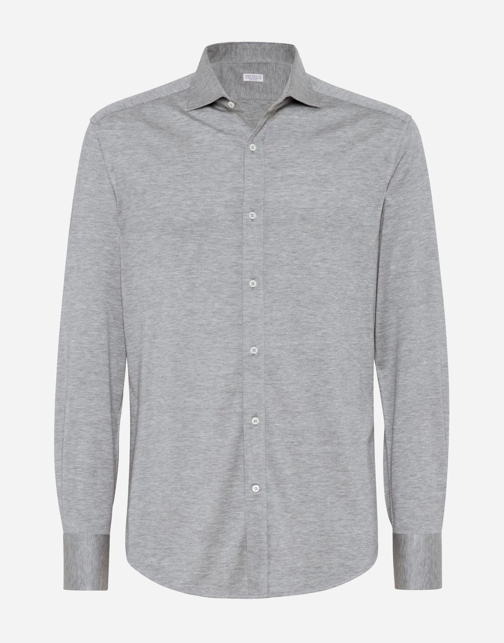 Brunello Cucinelli Silk-Cotton Blend Shirt