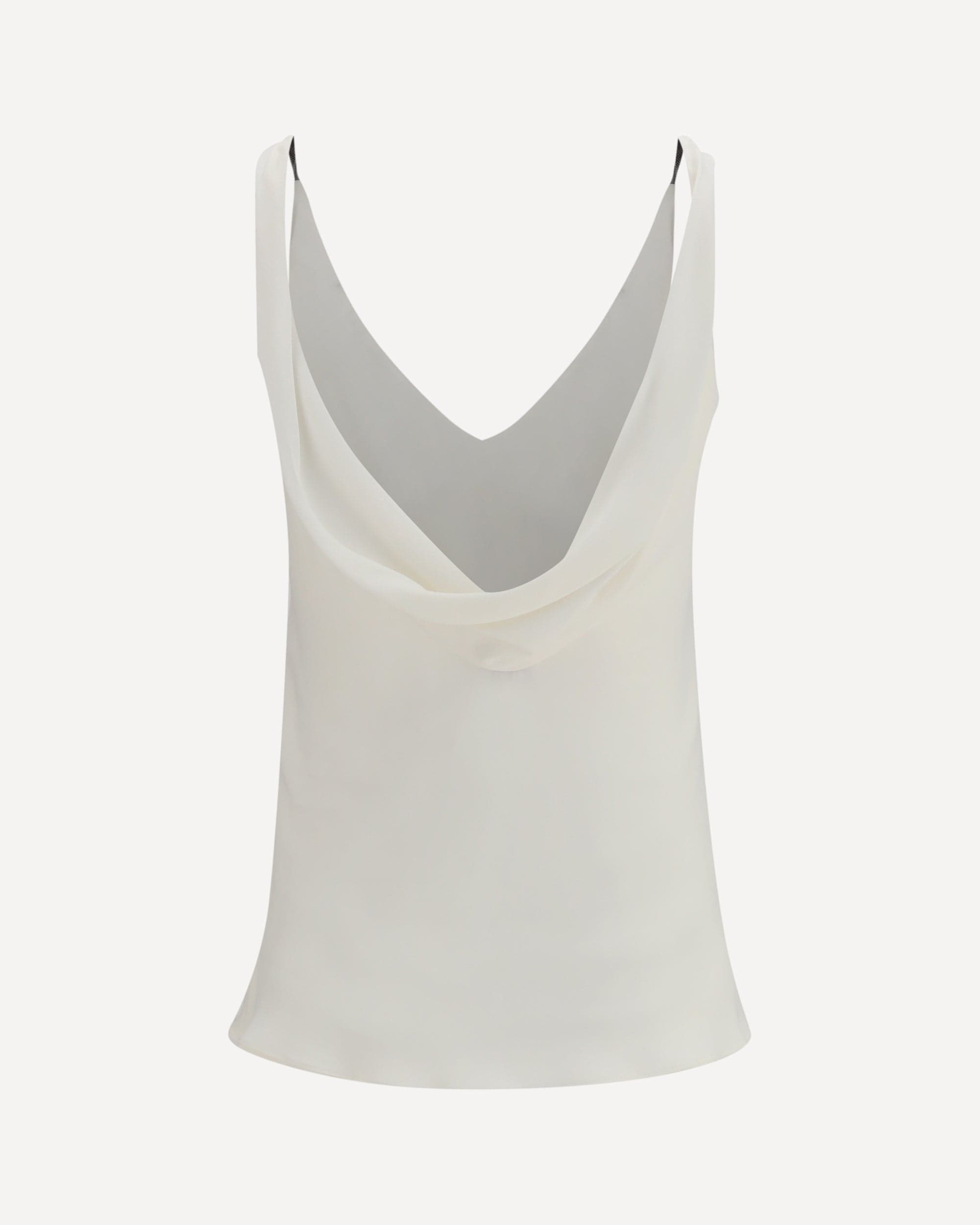 Brunello Cucinelli Brunello Cucinelli Silk Crêpe Sablé Top