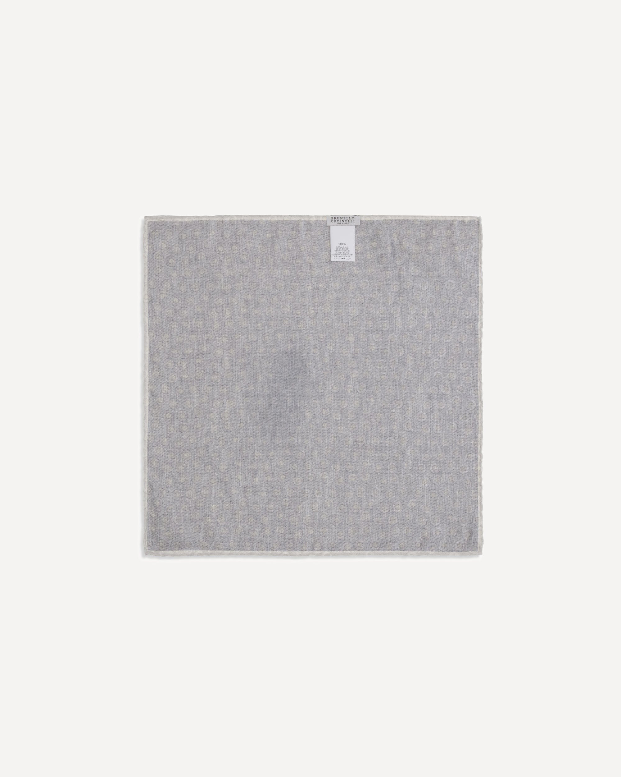 メンズ BRUNELLO CUCINELLI 水玉模様ハンカチーフ