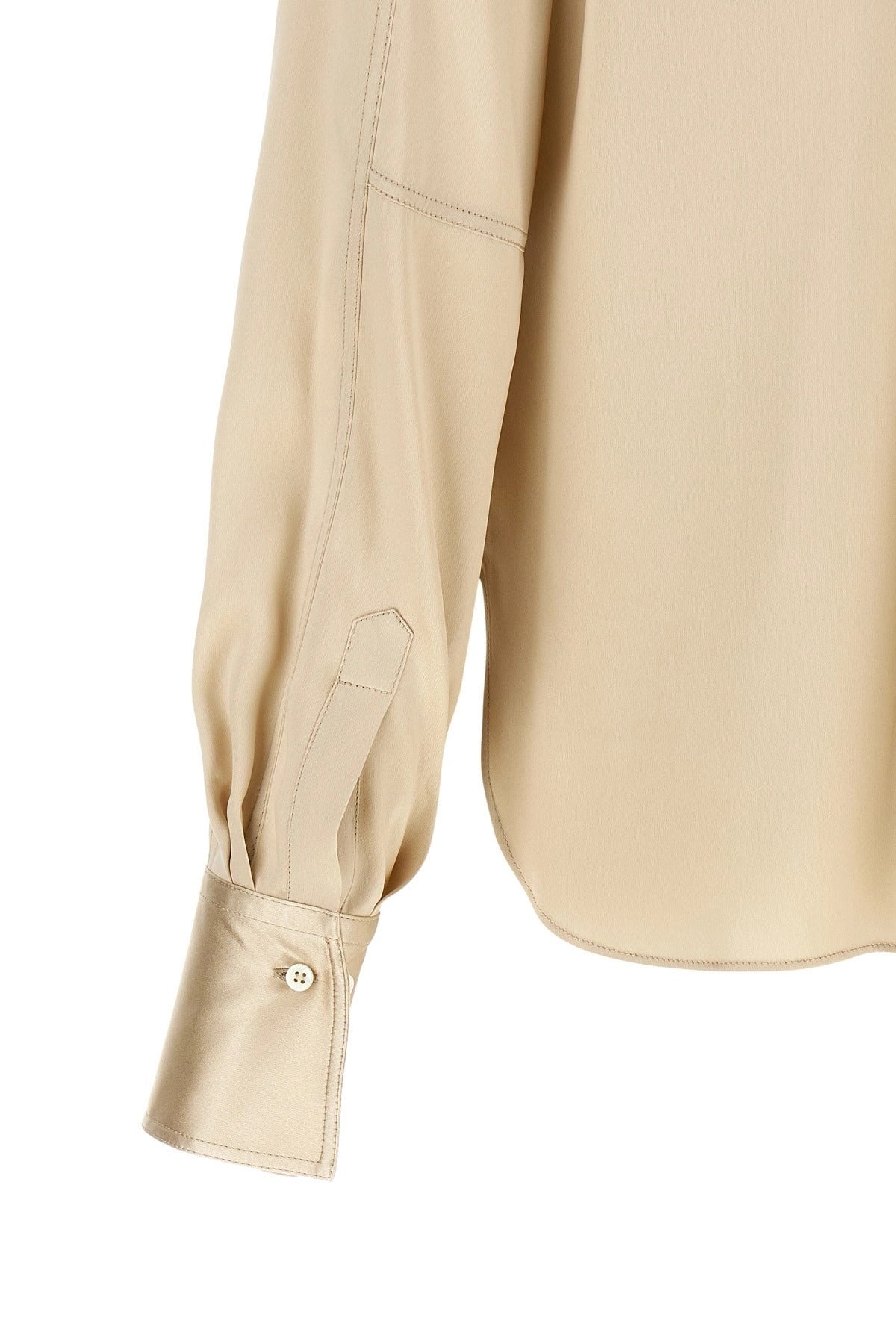 Brunello Cucinelli Seidensatin-Hemd