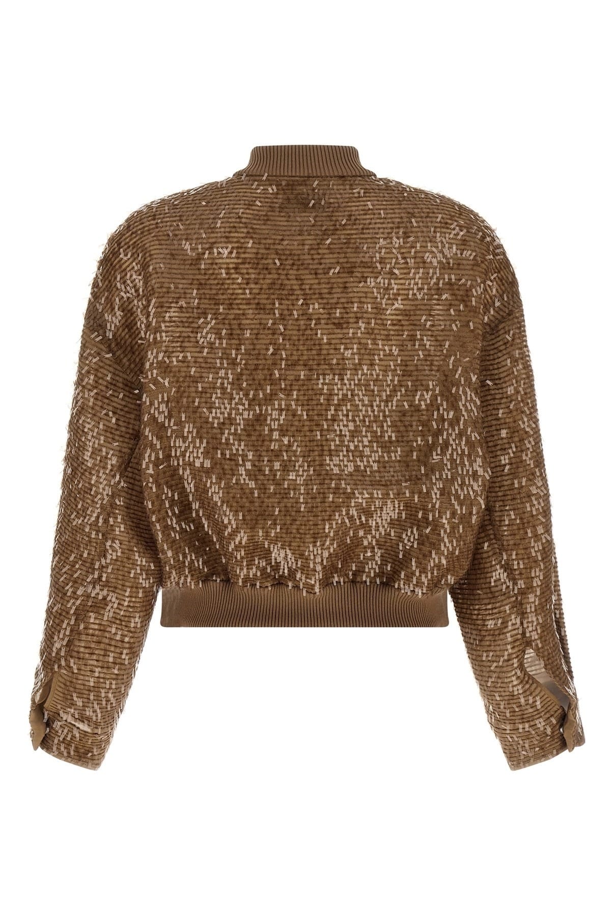 Brunello Cucinelli Brunello Cucinelli Silk Zip Cardigan