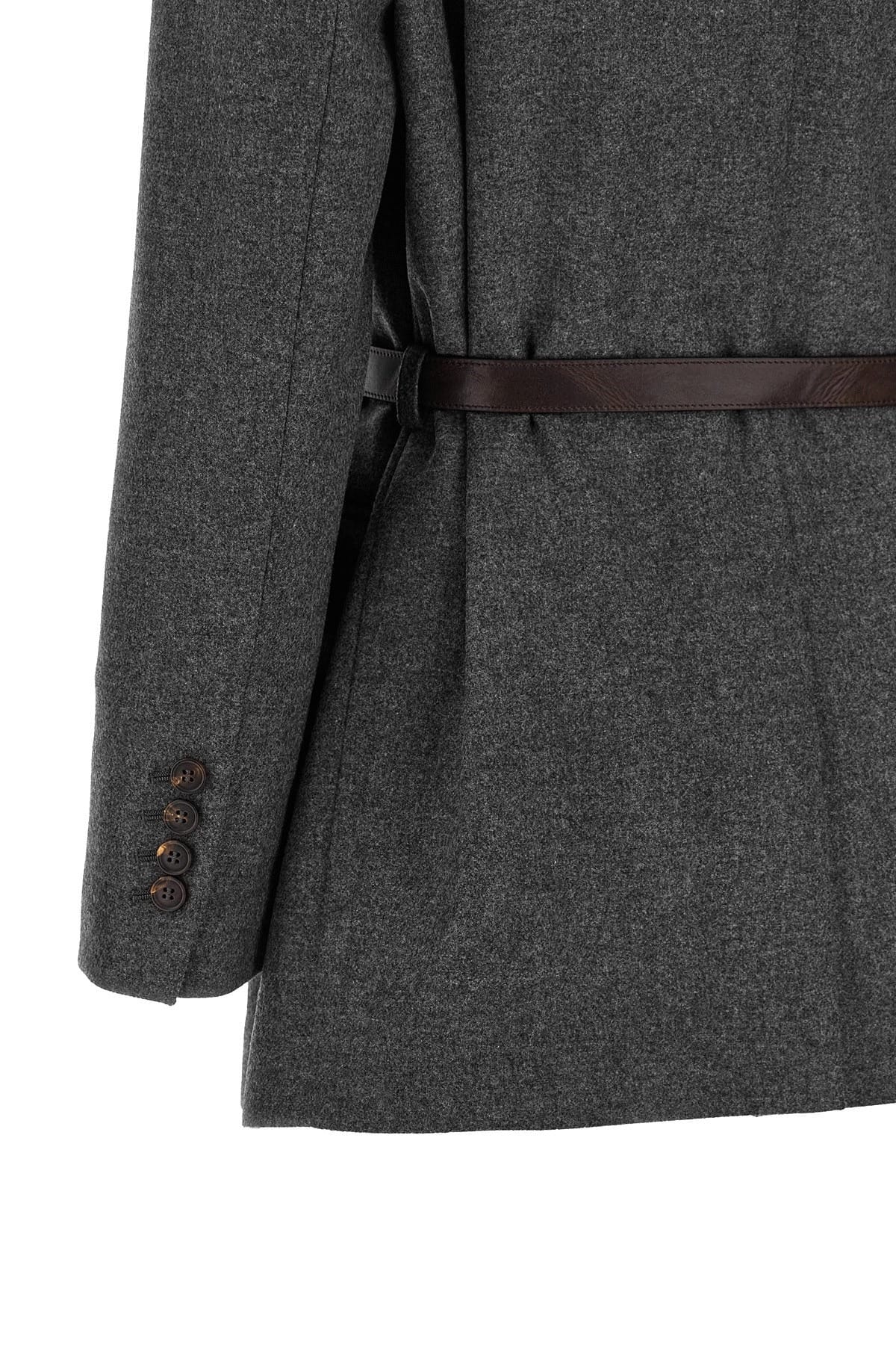 Brunello Cucinelli Brunello Cucinelli Single-Breasted Virgin Wool Blazer
