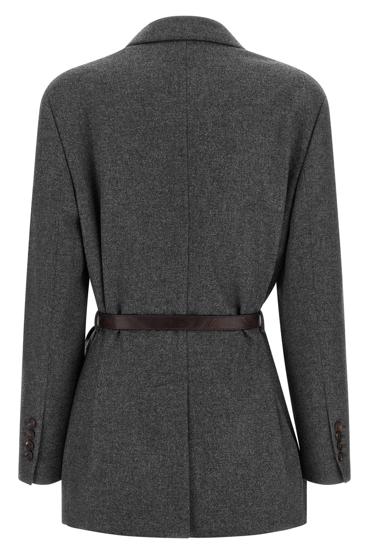Brunello Cucinelli Brunello Cucinelli Single-Breasted Virgin Wool Blazer