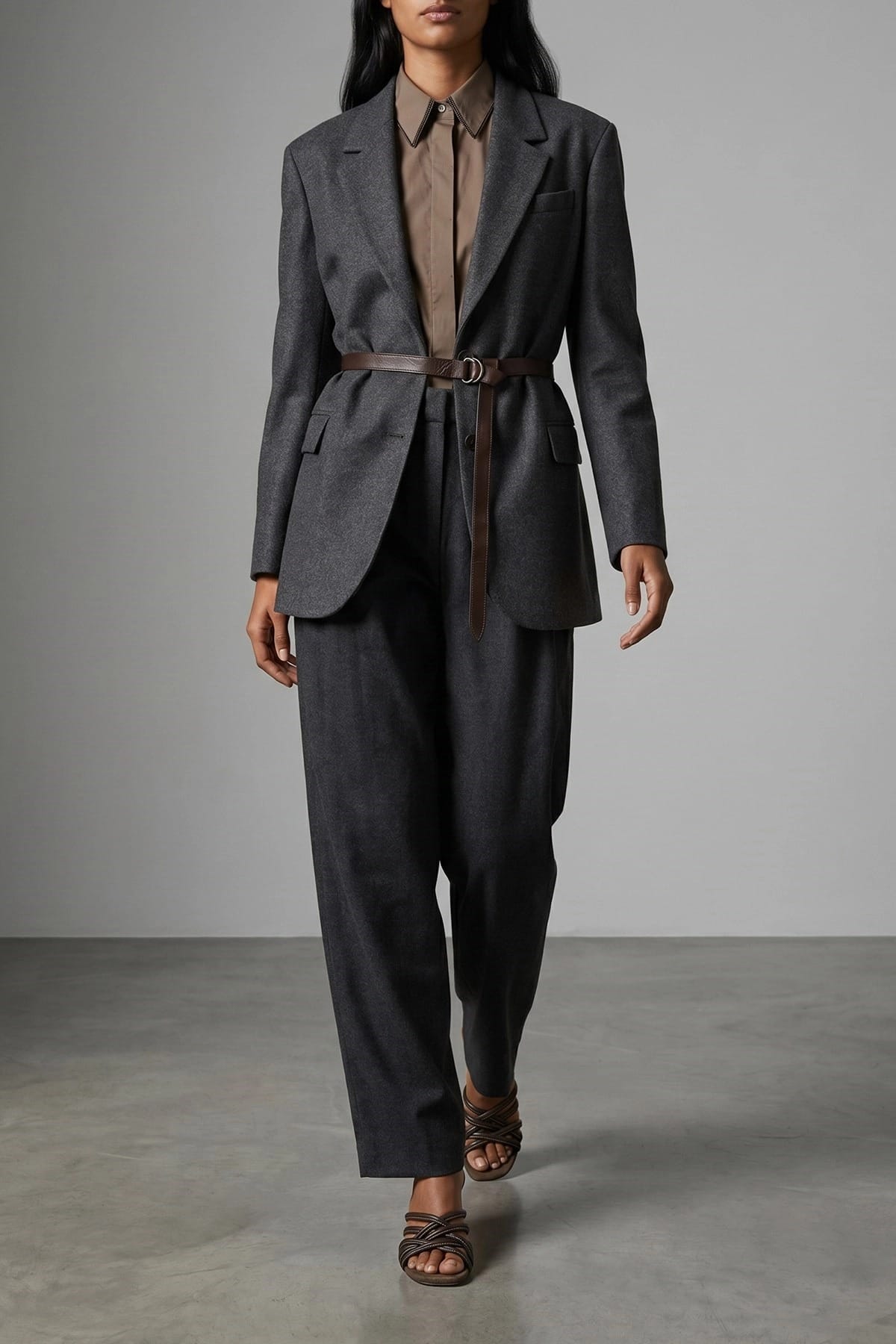 Brunello Cucinelli Brunello Cucinelli Single-Breasted Virgin Wool Blazer
