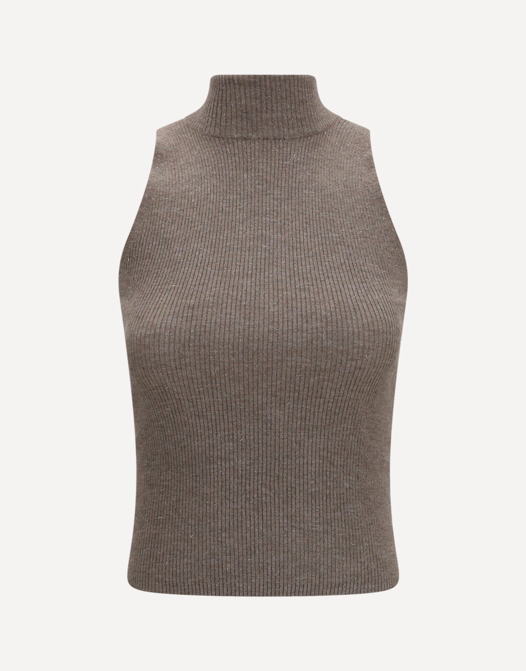 Brunello Cucinelli Brunello Cucinelli Sleeveless Turtleneck With Luminous Details