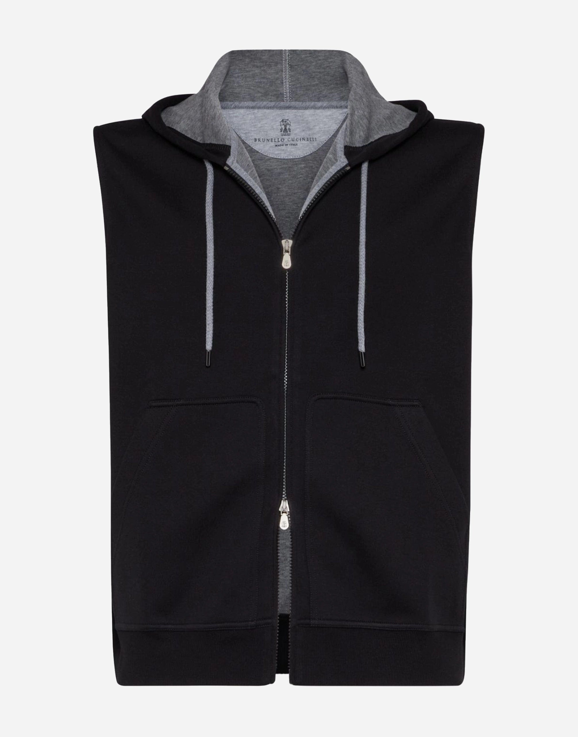 Brunello Cucinelli Sleeveless Zipped Hoodie