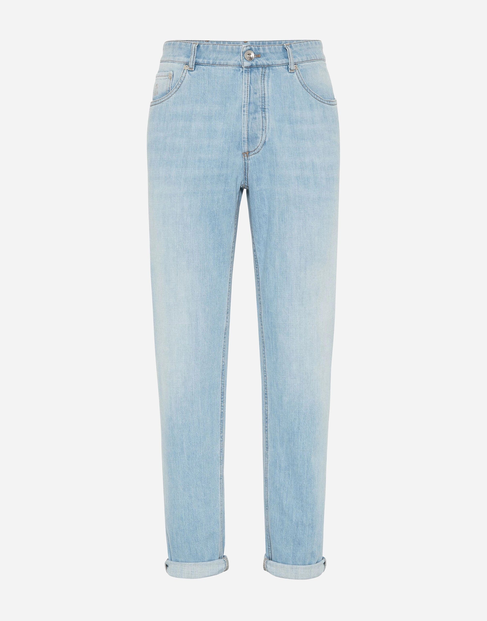 Brunello Cucinelli Slim-Cut Cotton Jeans