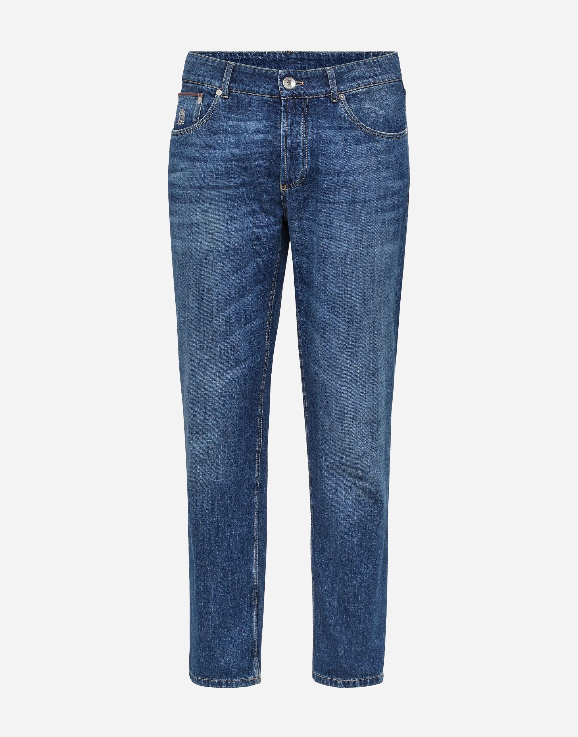 Brunello Cucinelli Slim-Cut Mid-Rise Jeans