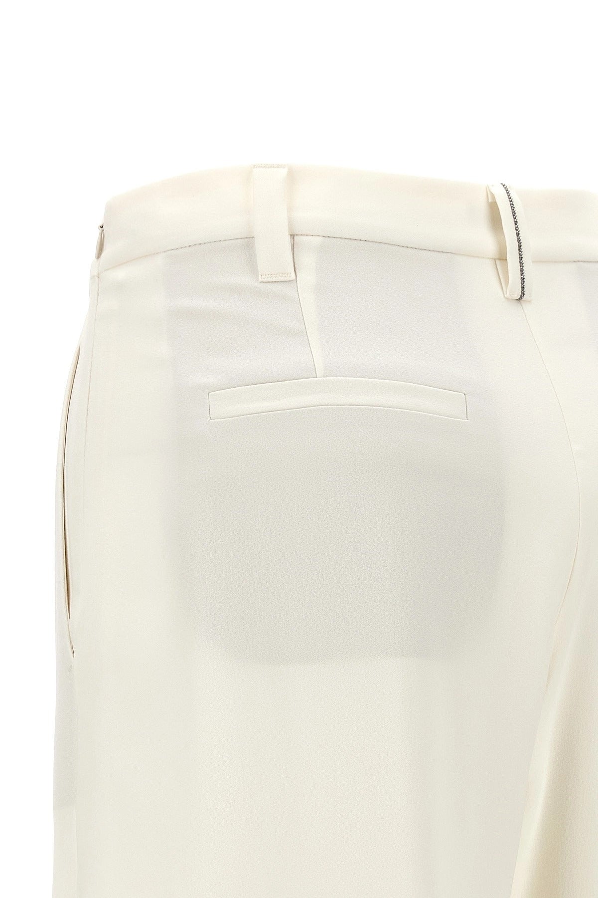 Brunello Cucinelli Lässige Hose aus Seidenkrepp